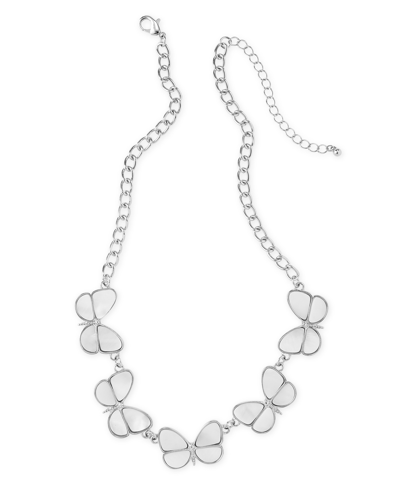 Silver Butterfly Necklace