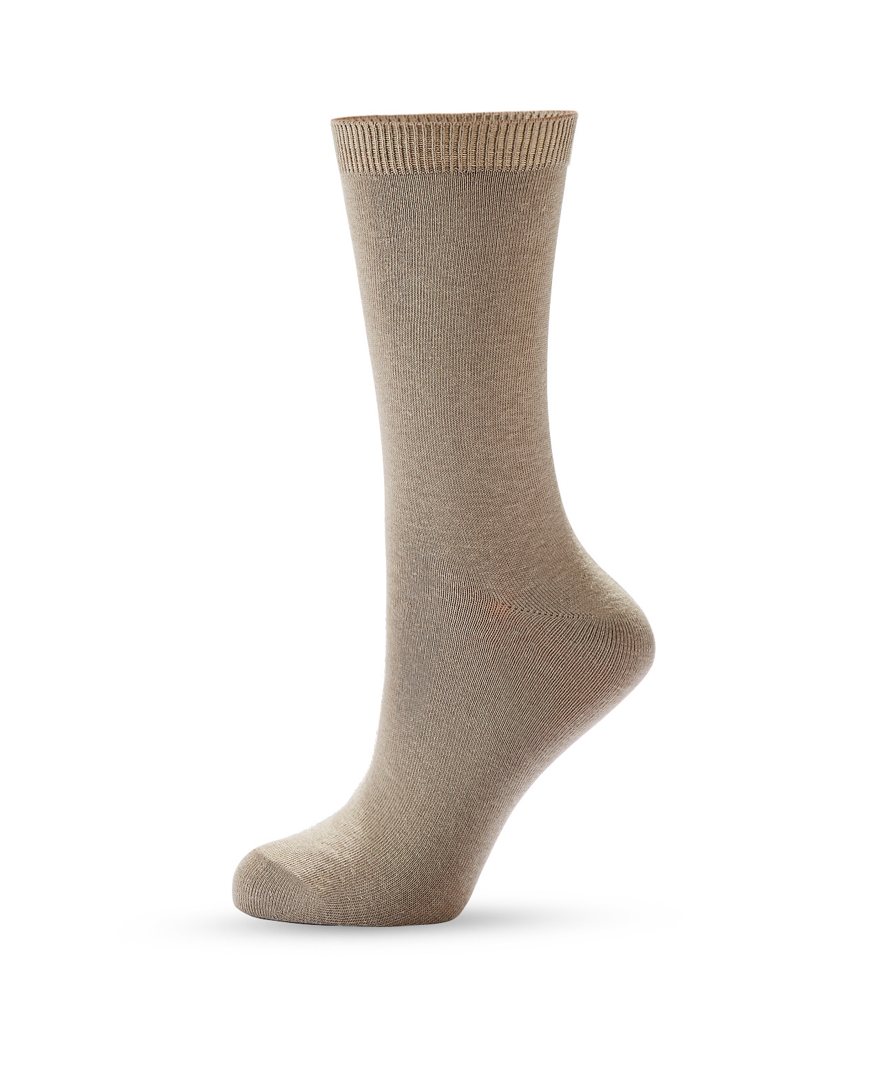 Cotton Blend Jersey Socks