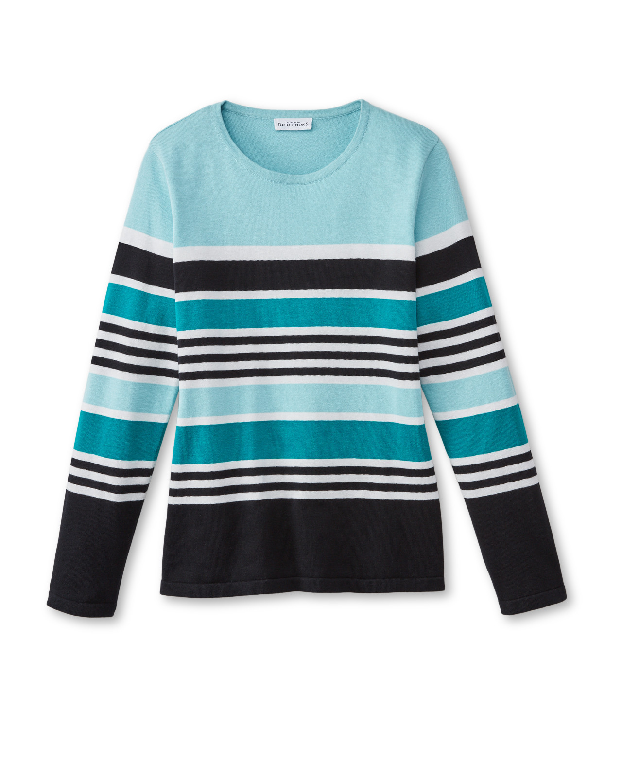 Blue Striped Sweater