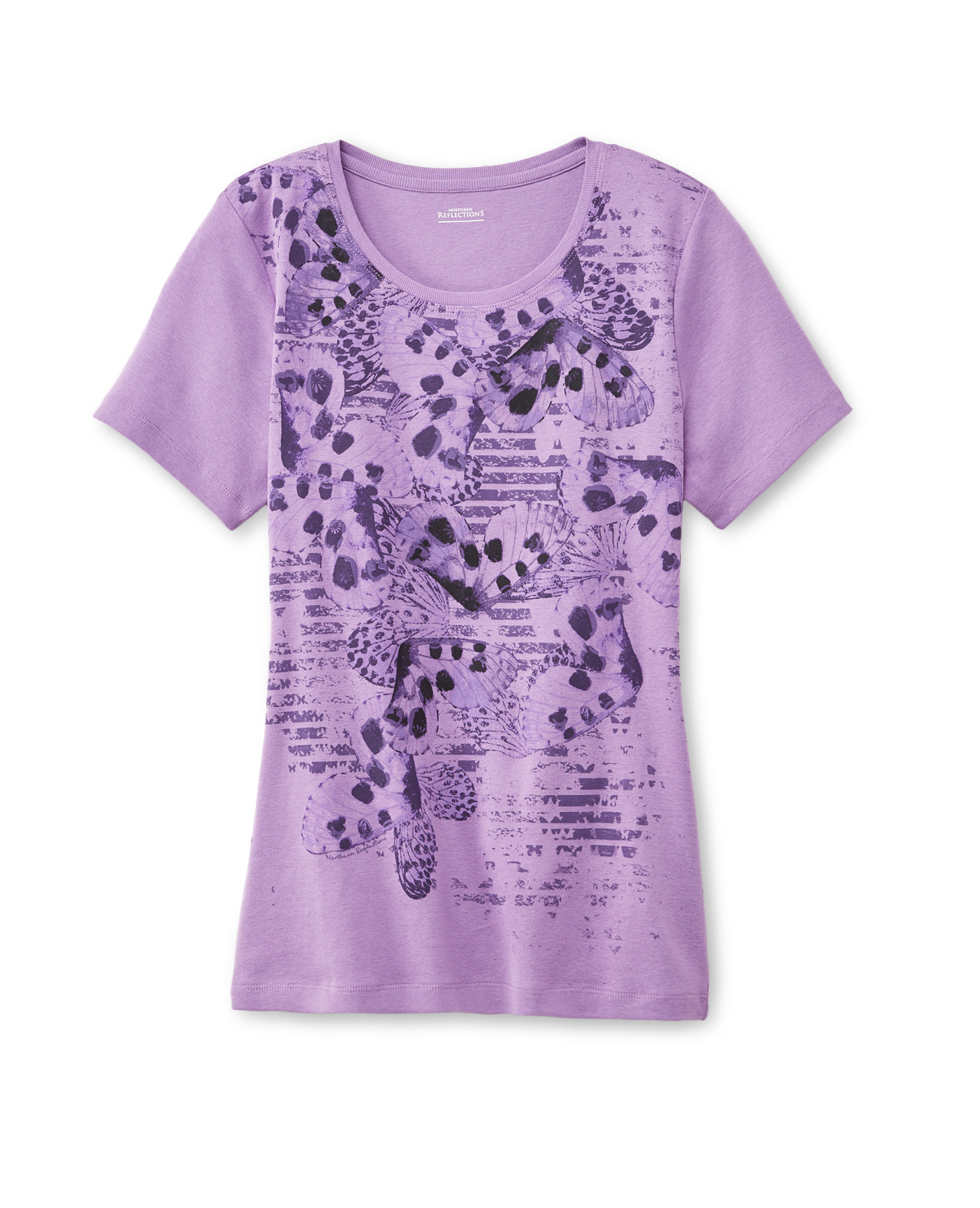 Purple Butterfly Tee