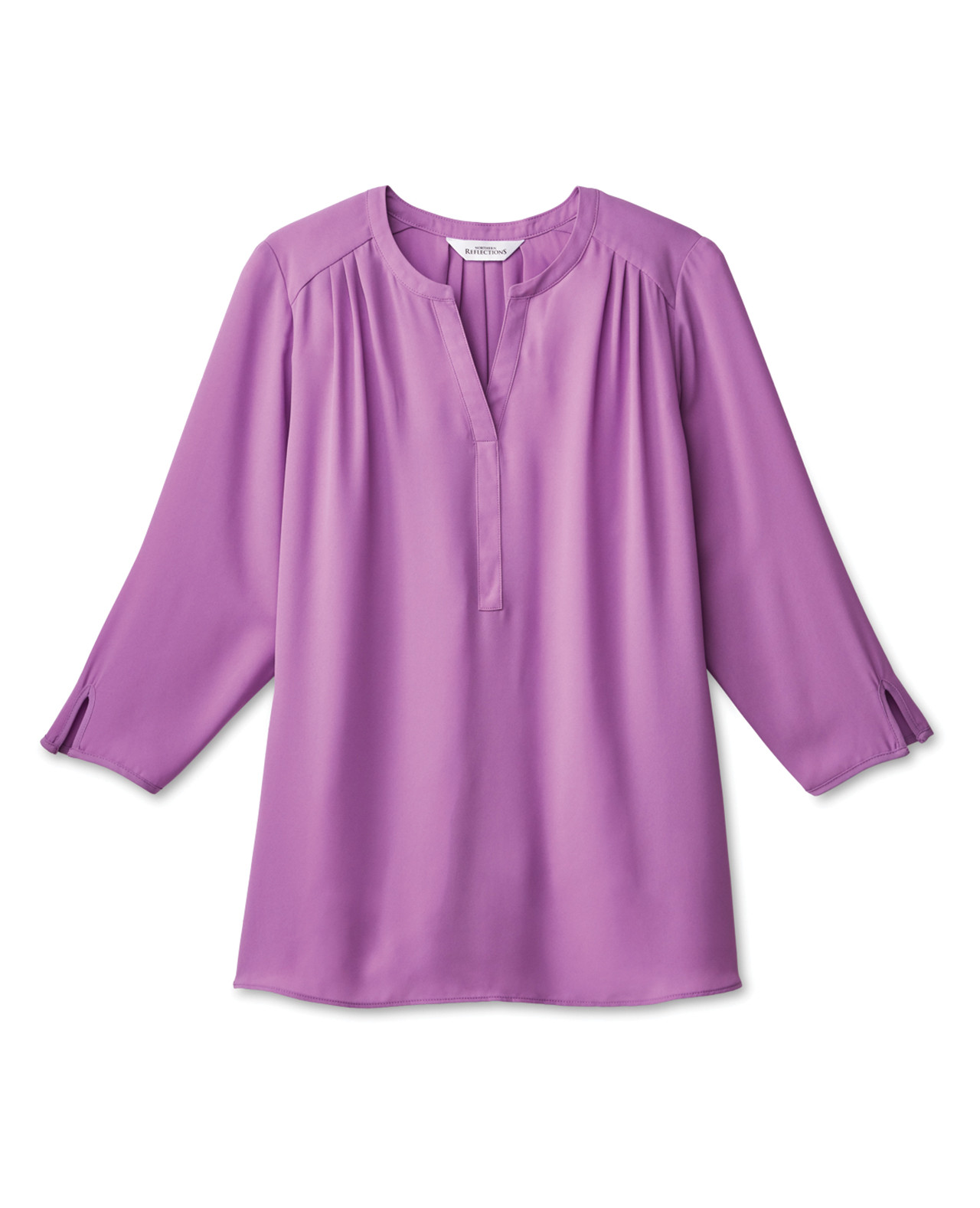 Solid Pleated Top