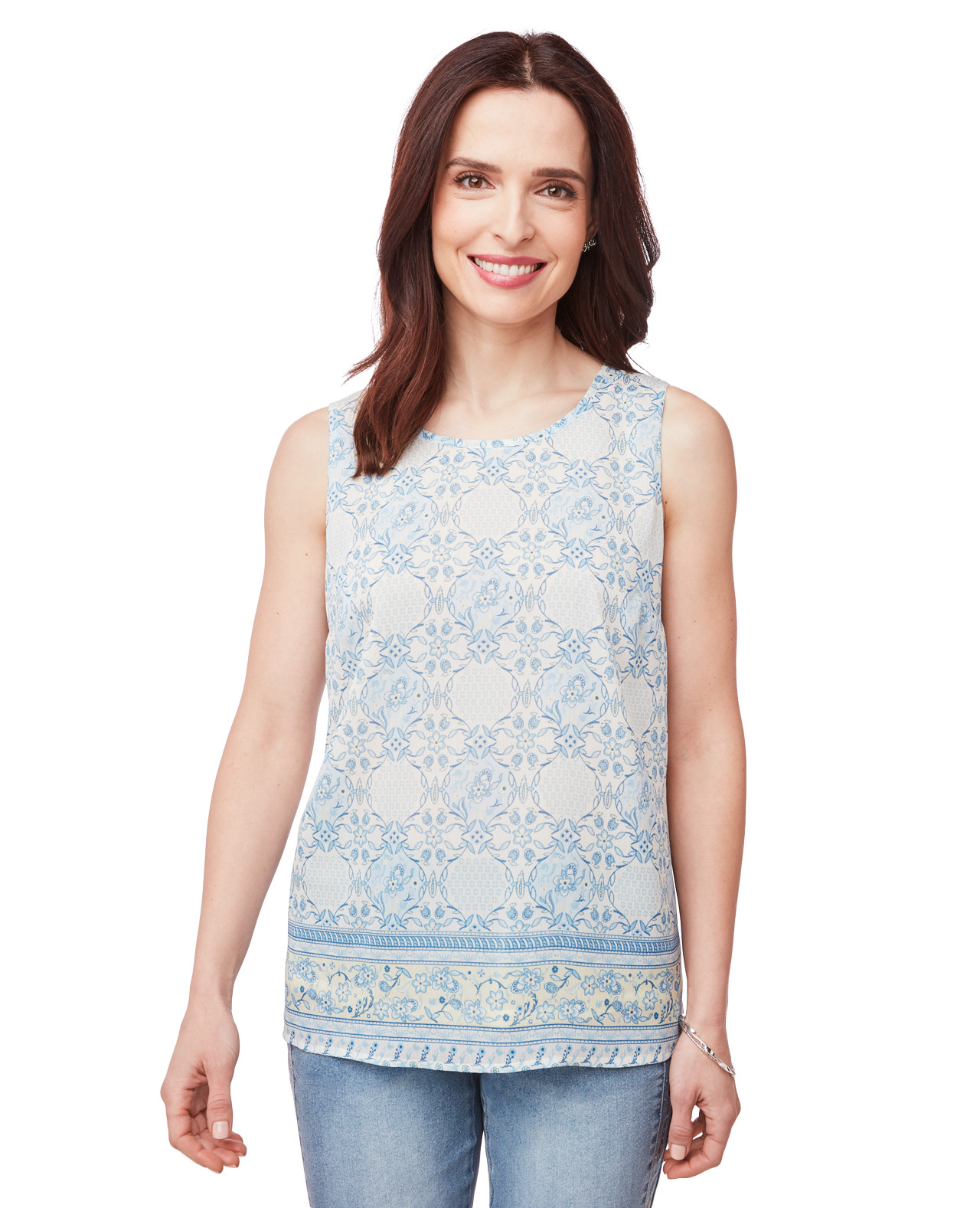Shell Top With Mesh Lining