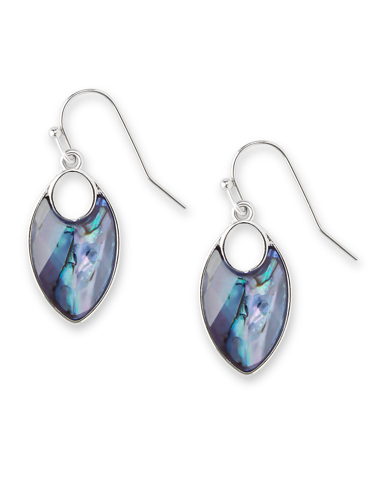 Blue Marquis Drop Earrings