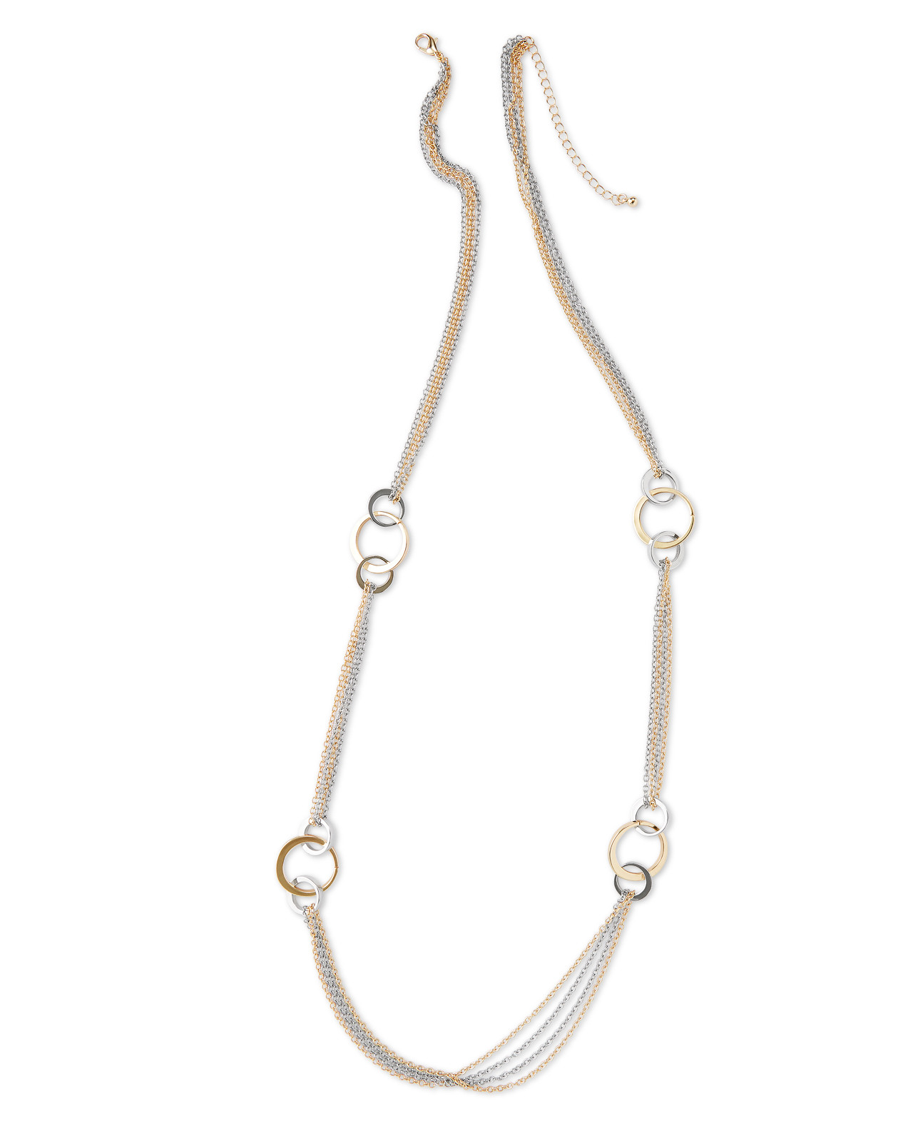 Multi-Circle Chain Necklace