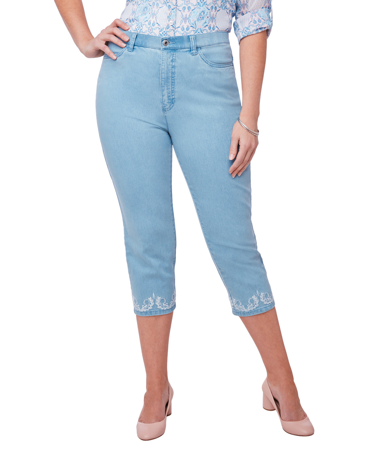 Curvy Denim Crop