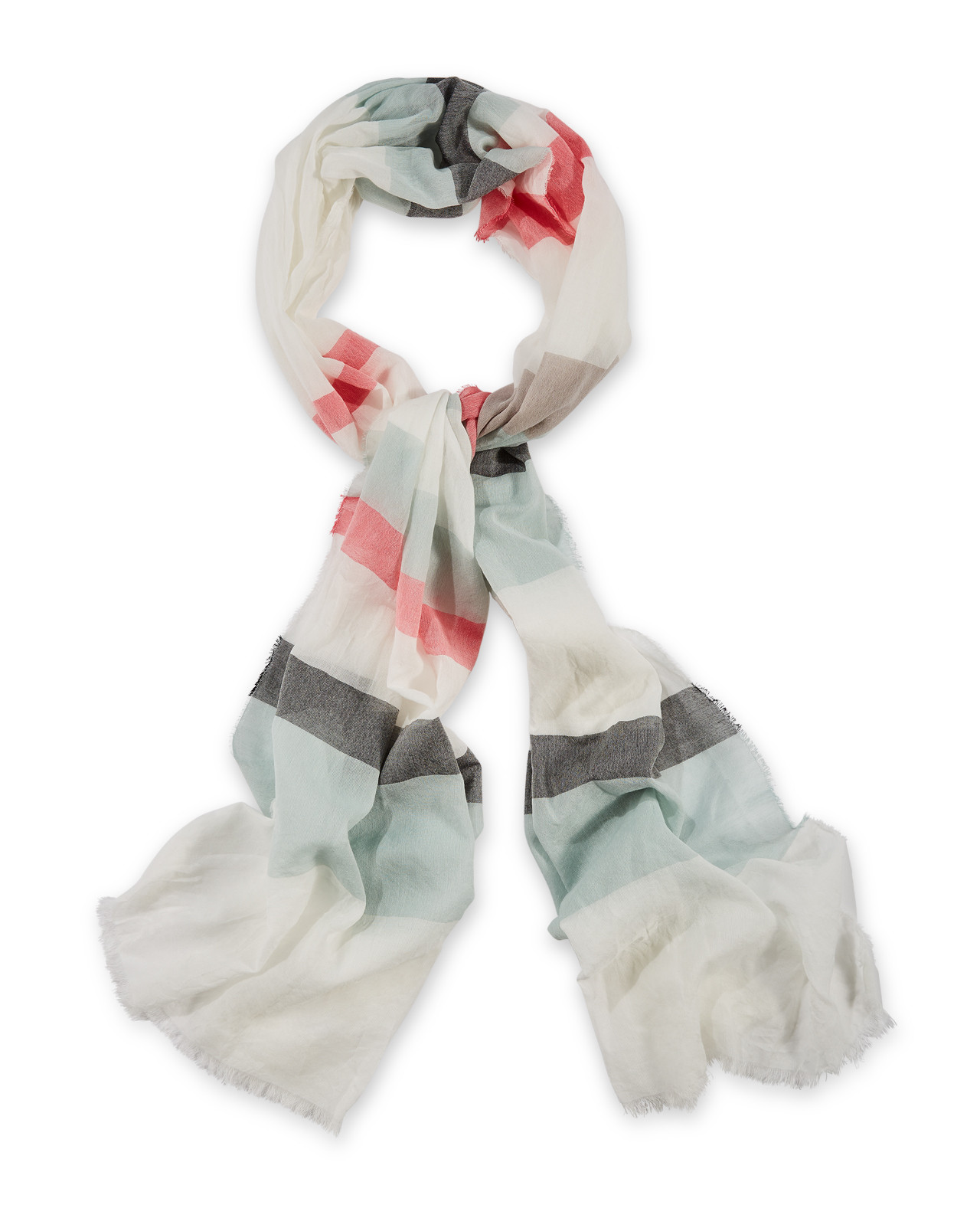 Yarn Dye Stripe Scarf