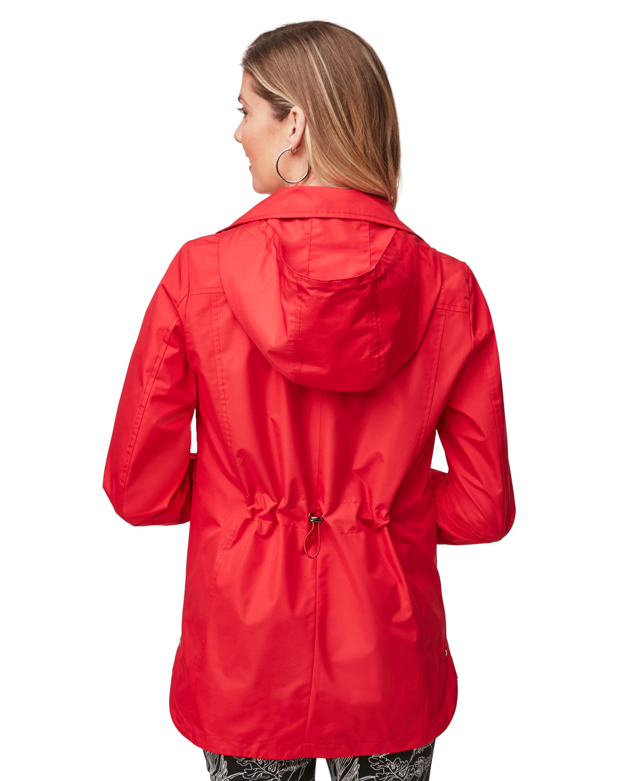 Hooded Zip Front Jacket