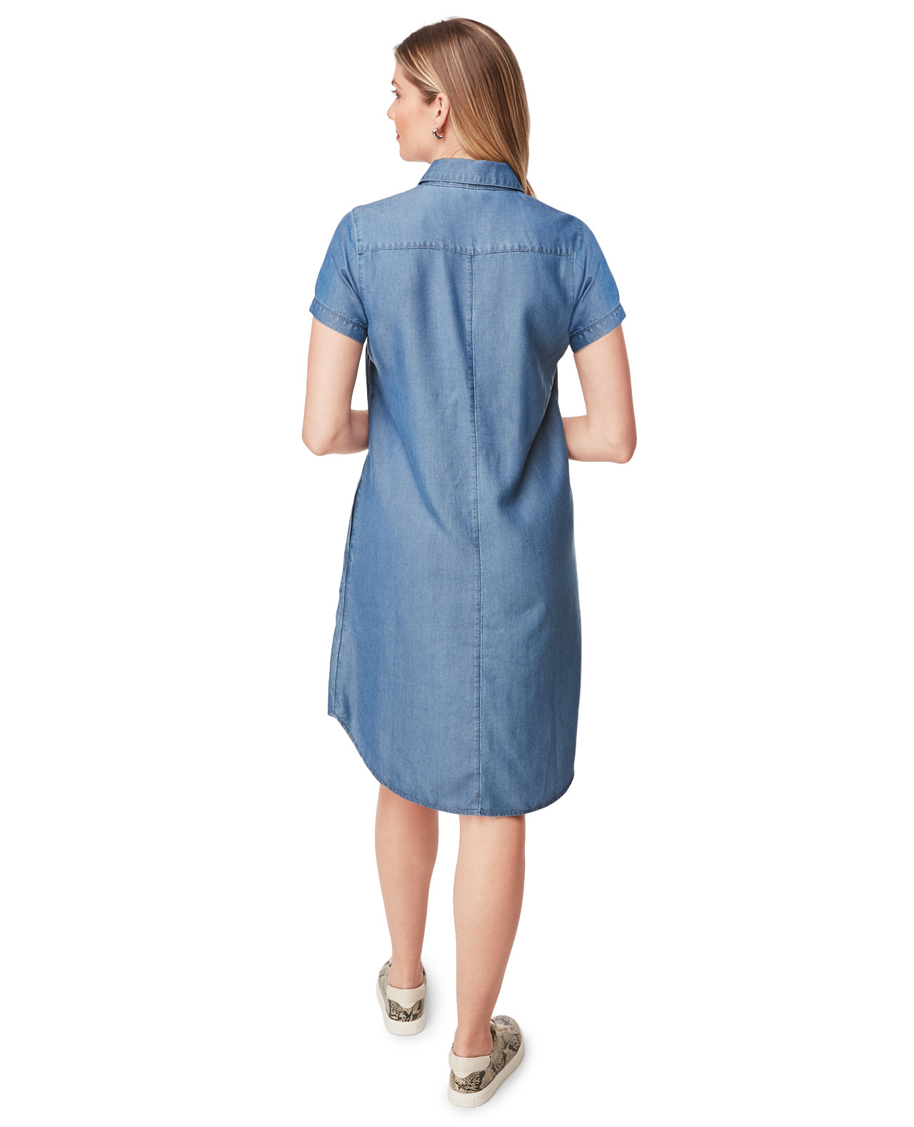 Short Sleeve Tencel Dress