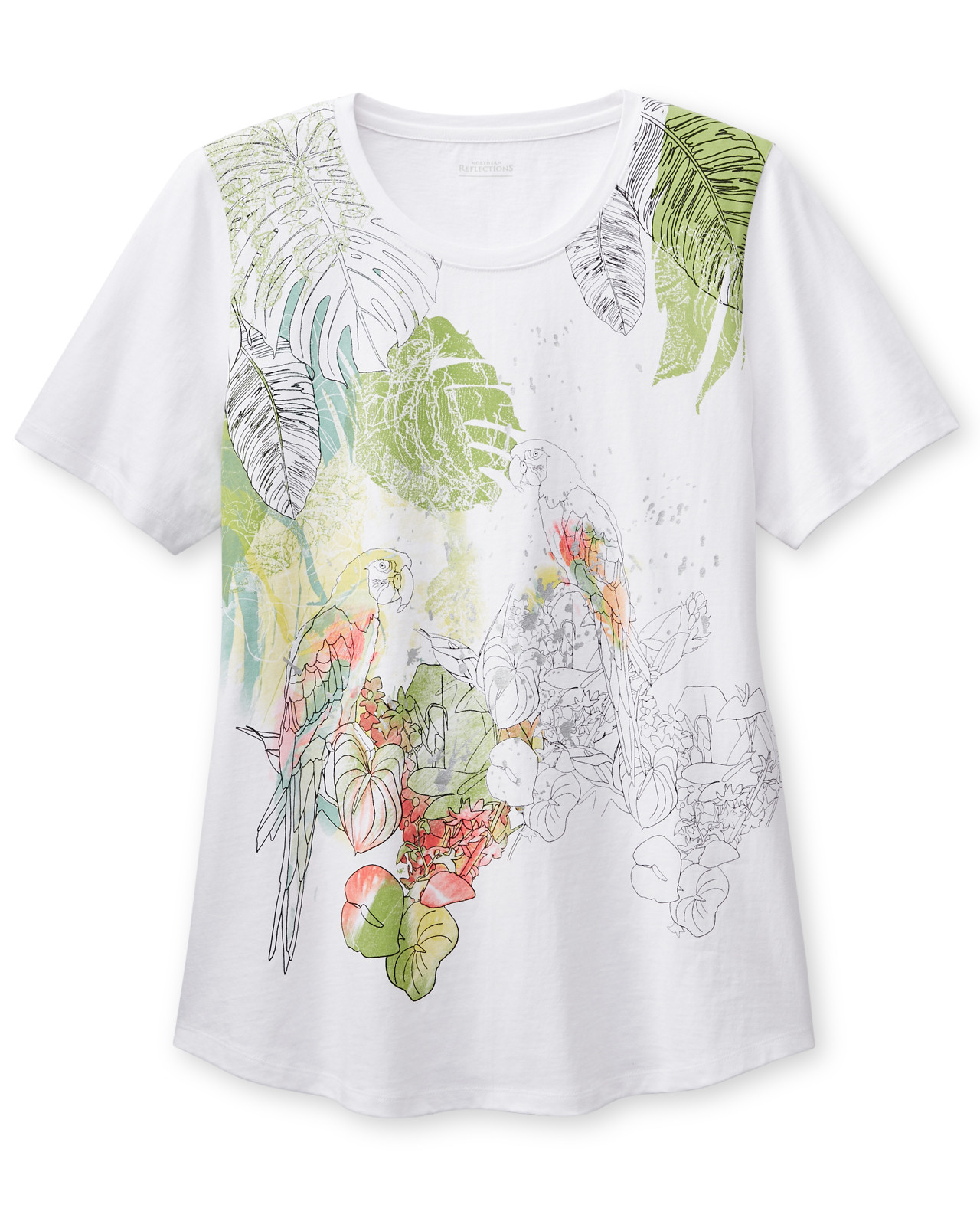 Printed Semi Fit Tee