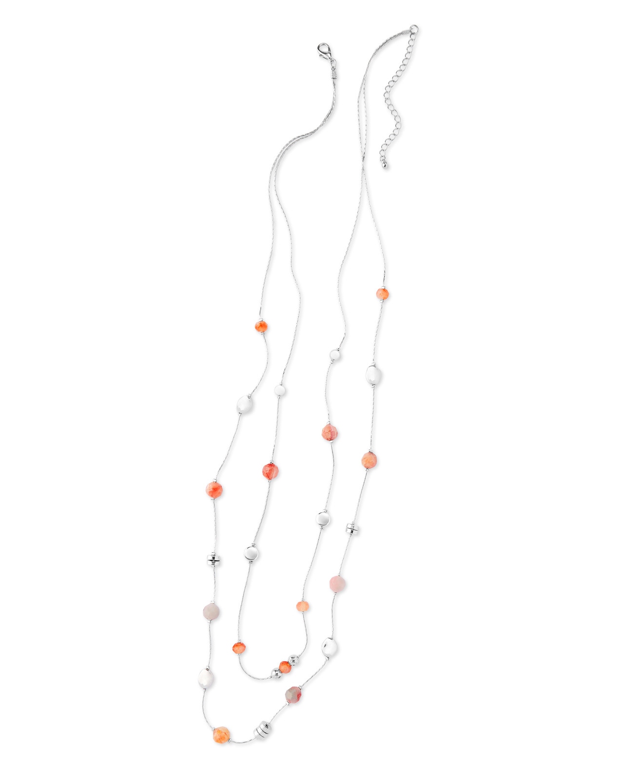 Long Beaded Illusion Necklace