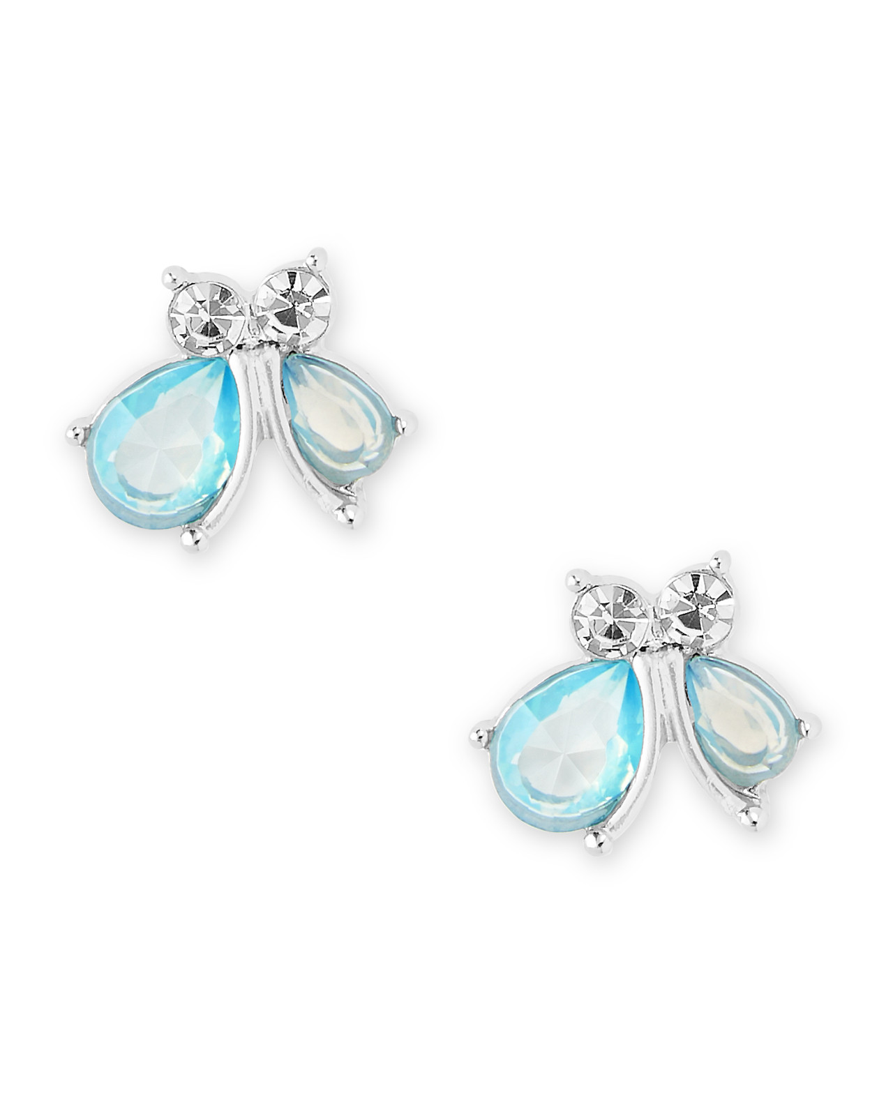 Faceted Stone Post Earring