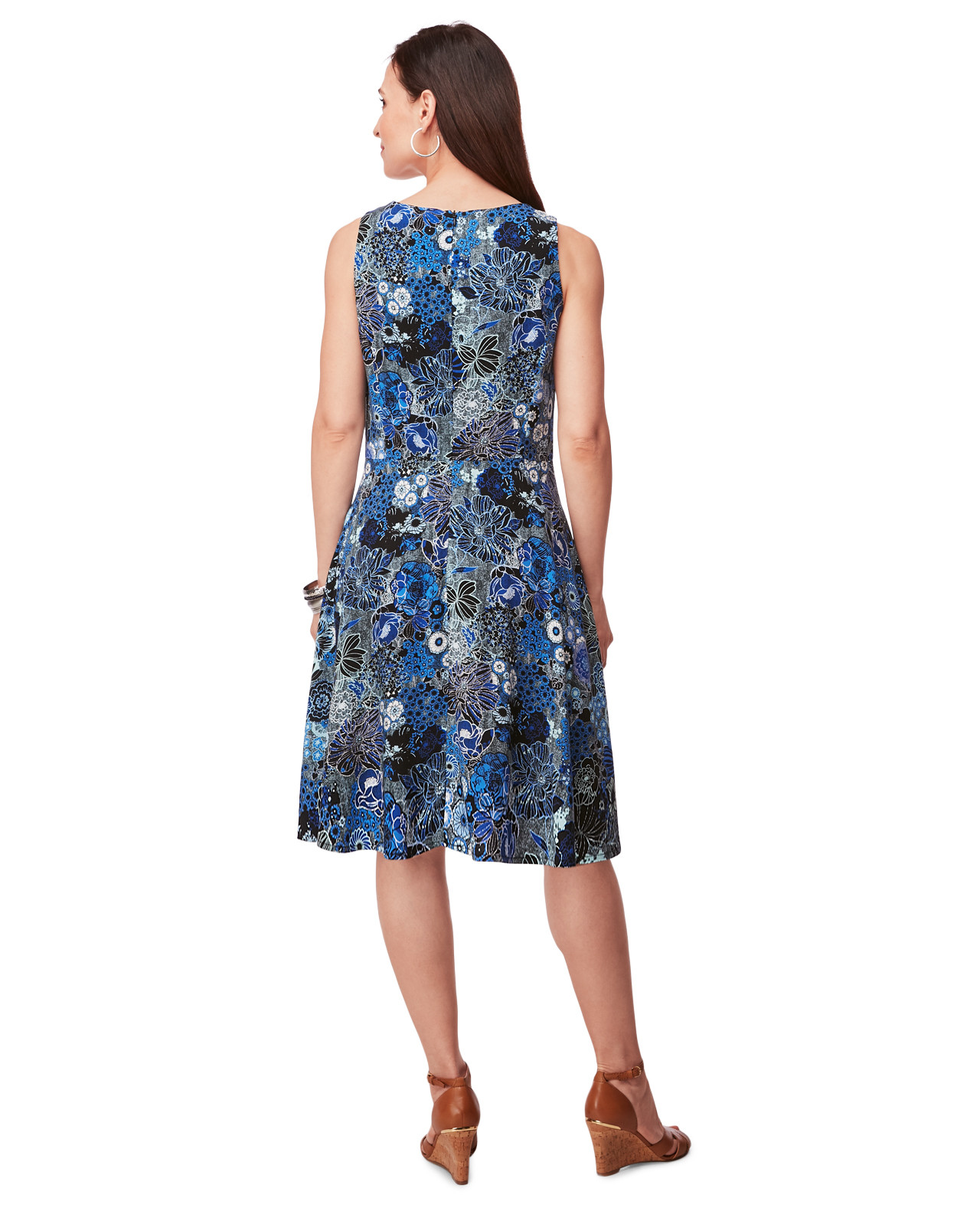 Floral Fit and Flare Dress