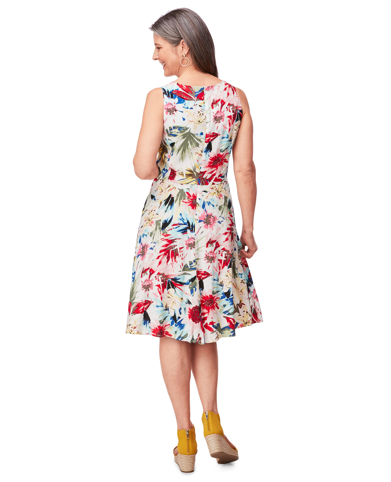 Sleeveless Fit and Flare Dress