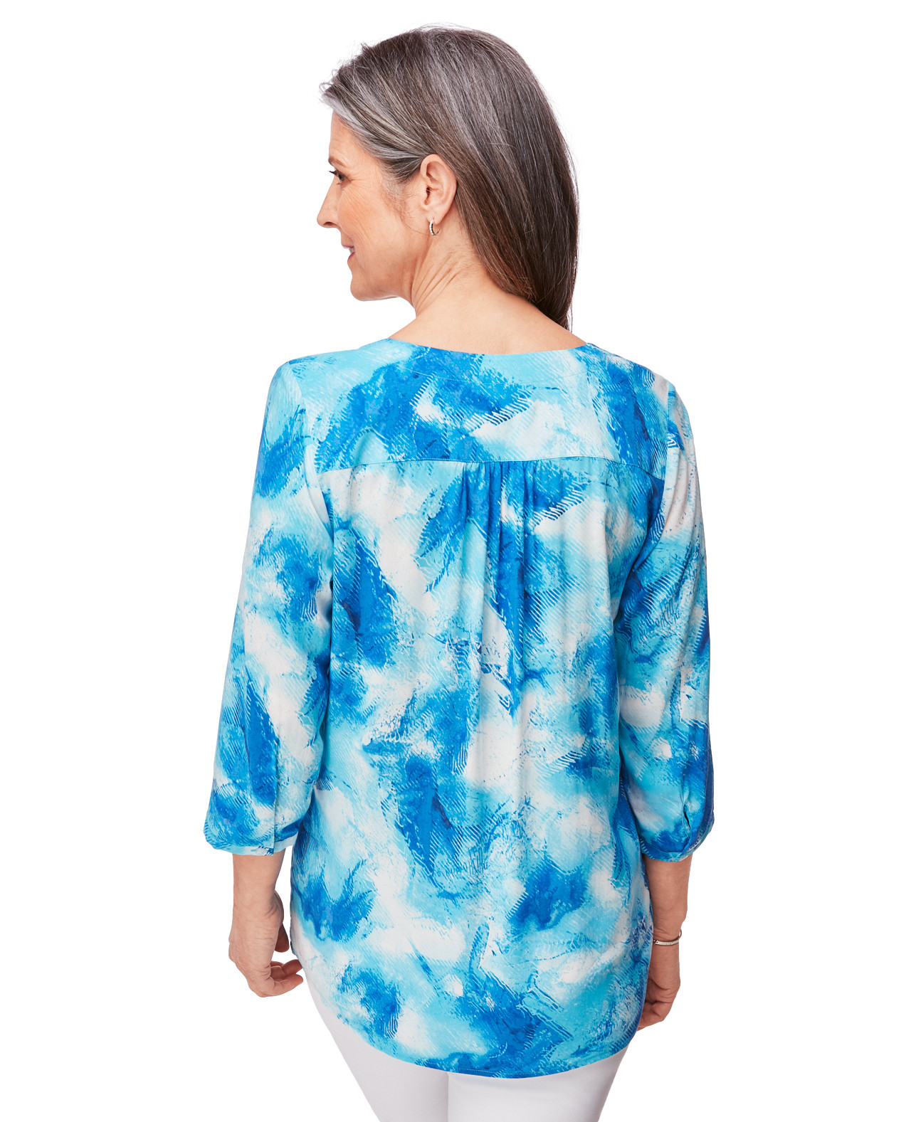 3/4 Sleeve Watercolour Shirt