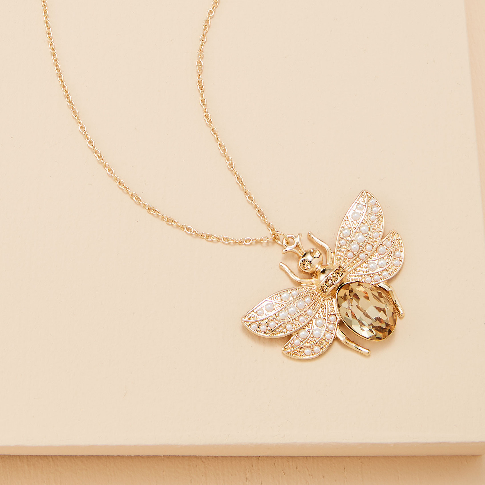 Long Bee Necklace