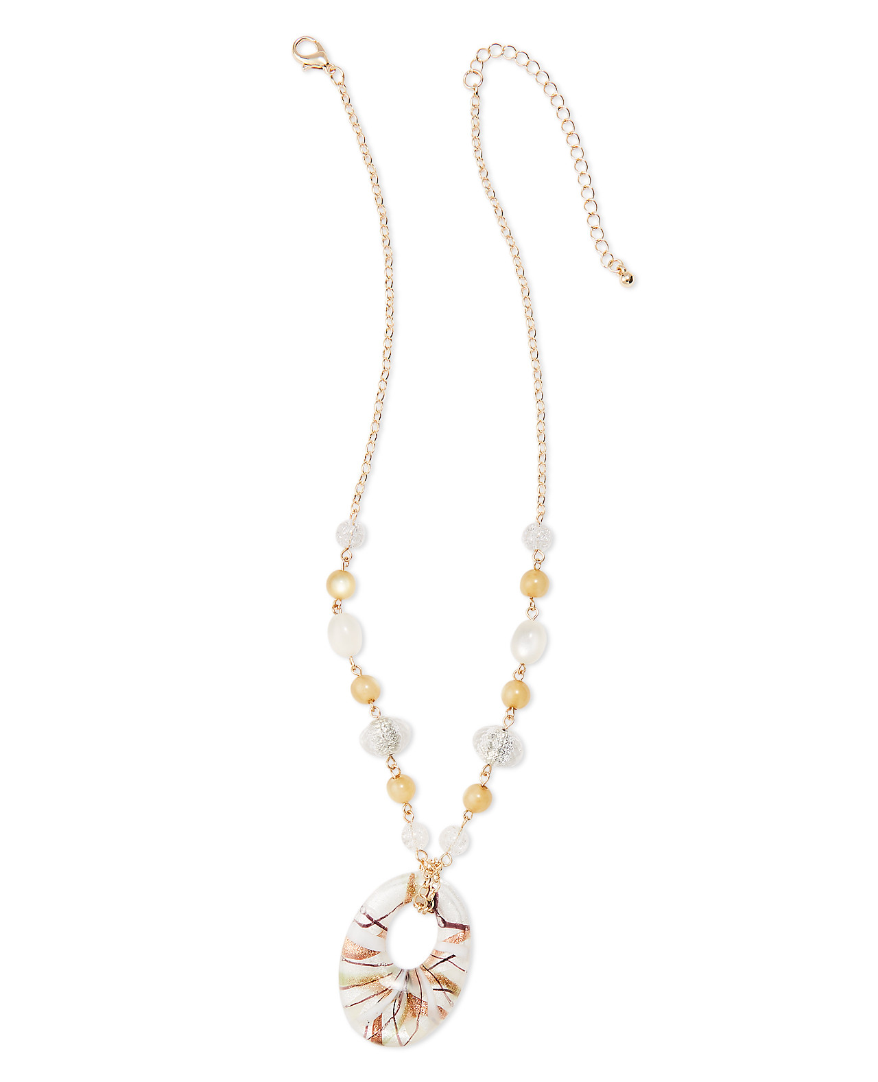 Oval Murano Glass Necklace