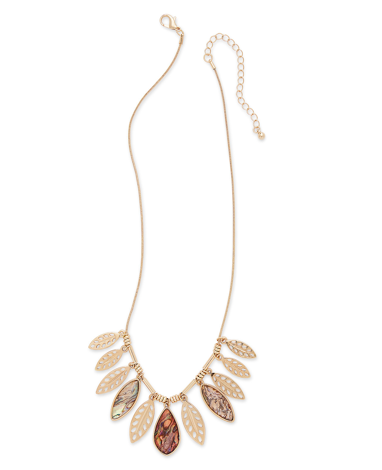 Bib Necklace With Charm