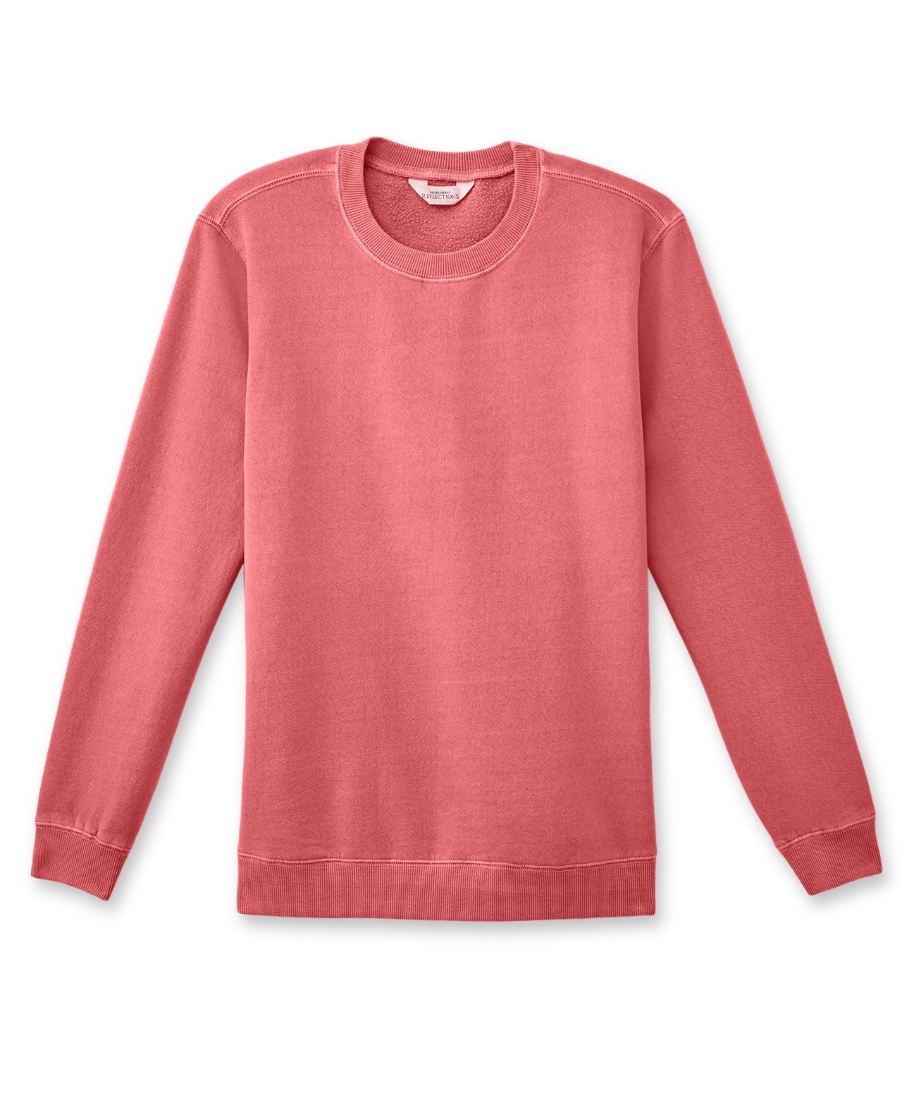Garment Dyed Crew Neck Sweatshirt Front View