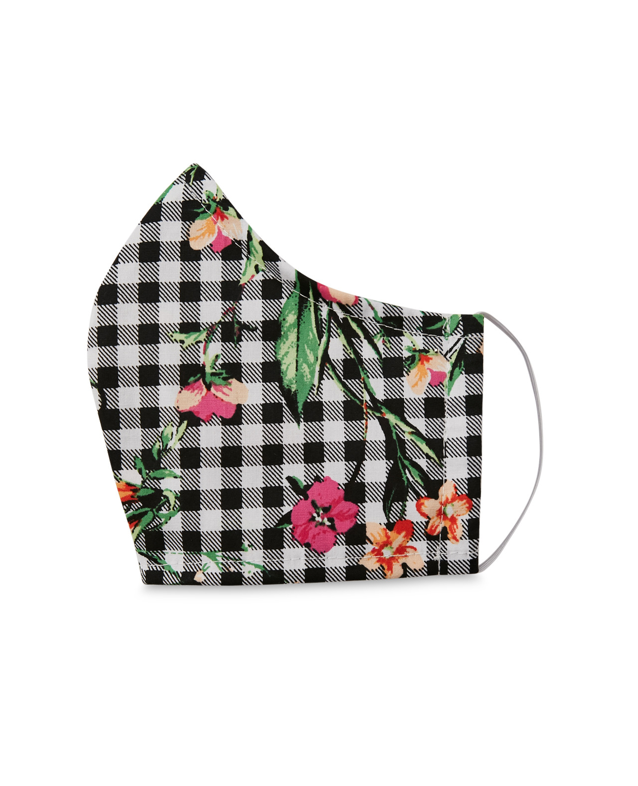 Non Medical Reusable Face Mask - Gingham Print - Folded