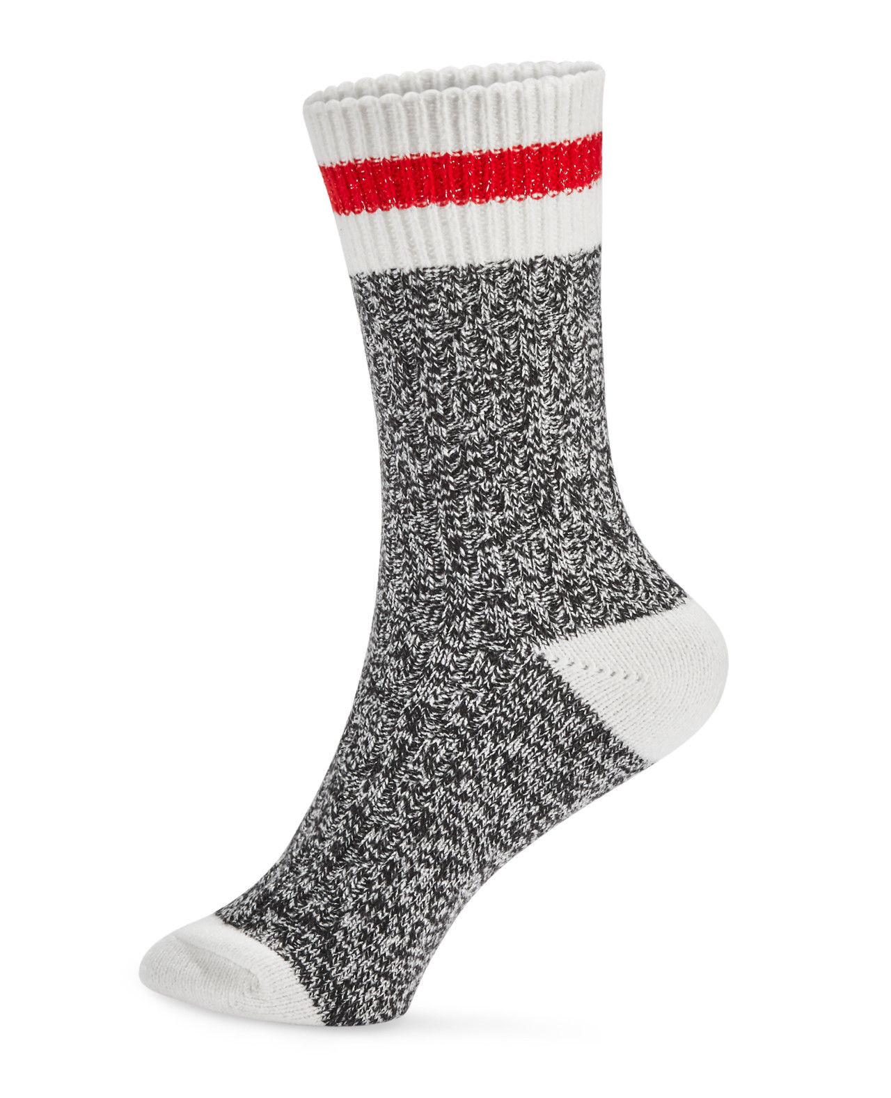 2 Pack Ultra soft Striped Crew Socks
