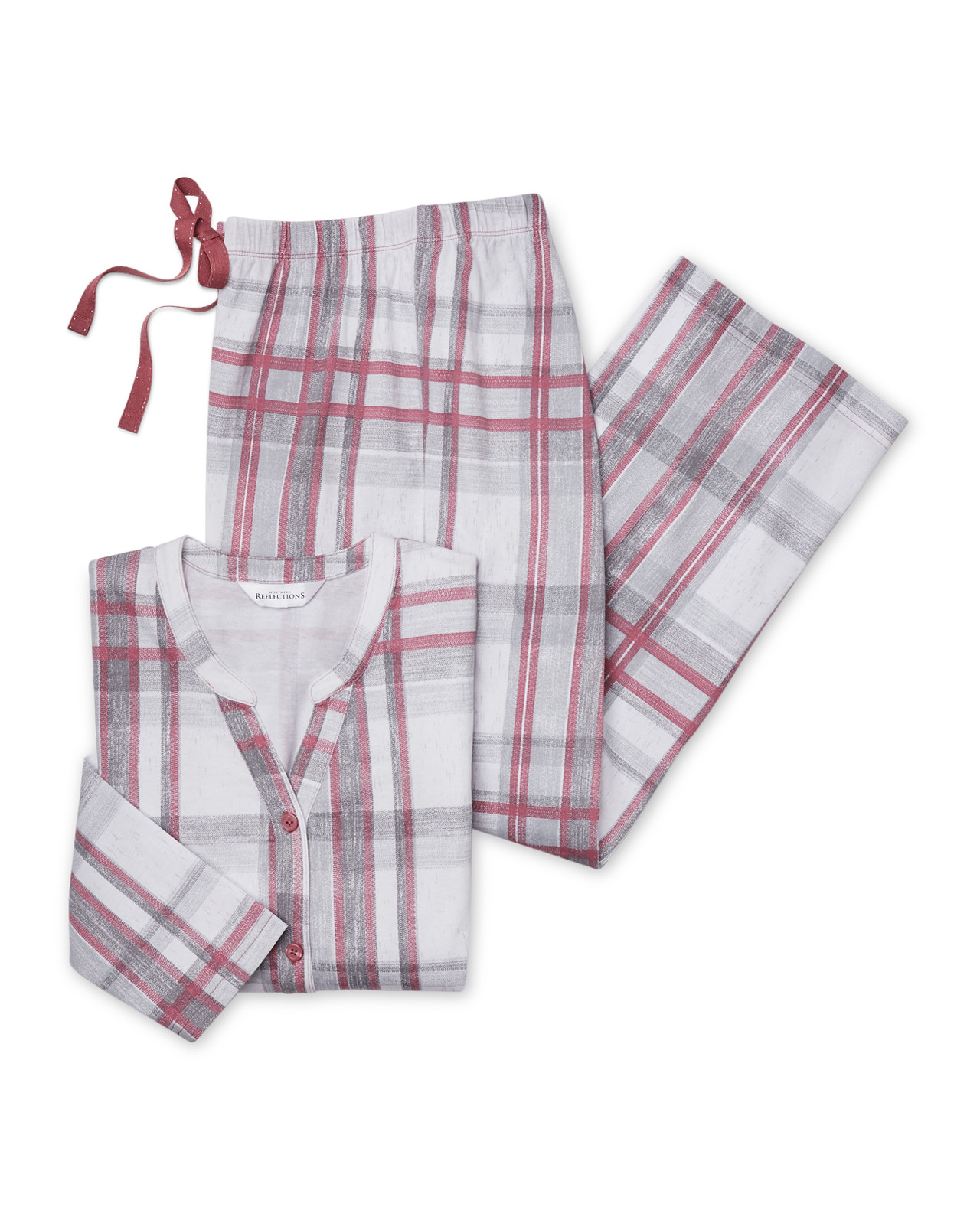 Front view of Women's Organic Cotton Jersey PJ Set