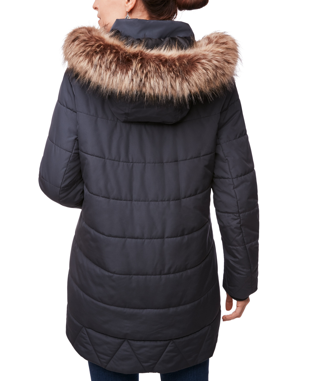 Back view of Women's Water Repellant Quilted Jacket