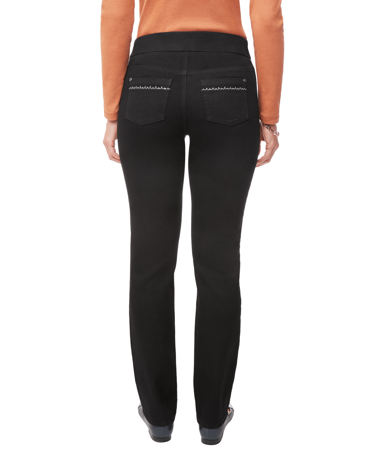 Comfort Fit Embellished Jean Back View