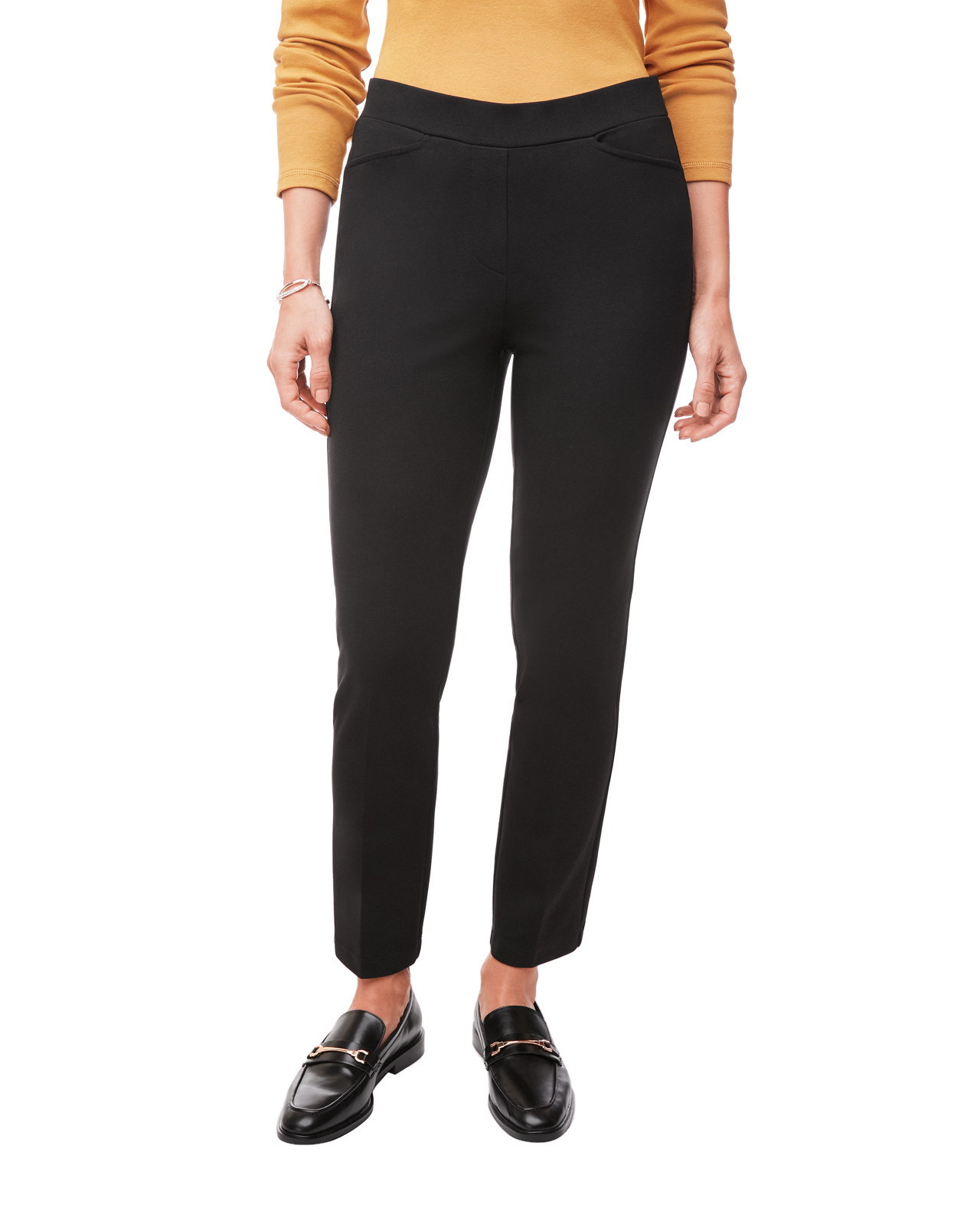 Solid Ponte Pull On Pant