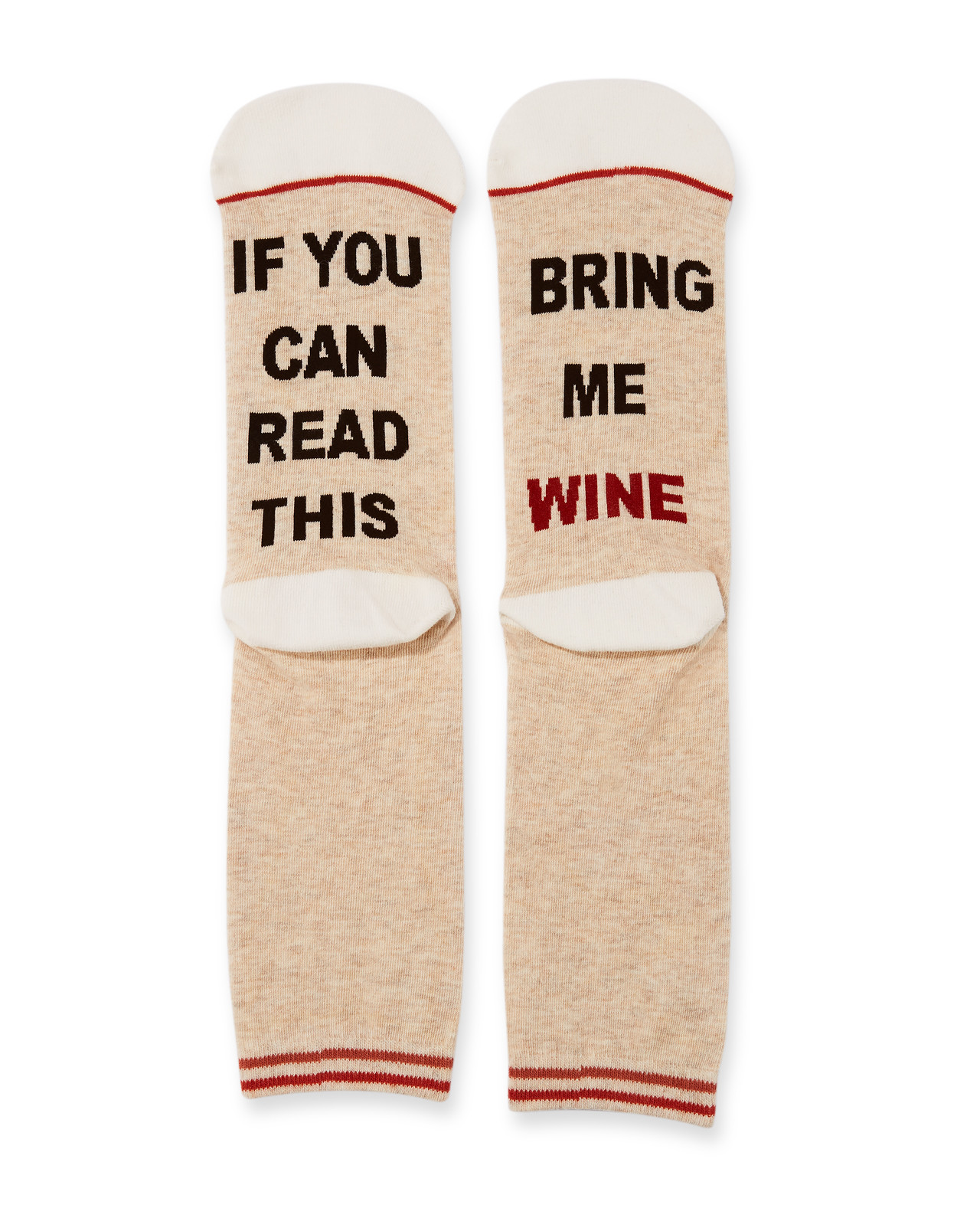Novelty Message Socks - Wine