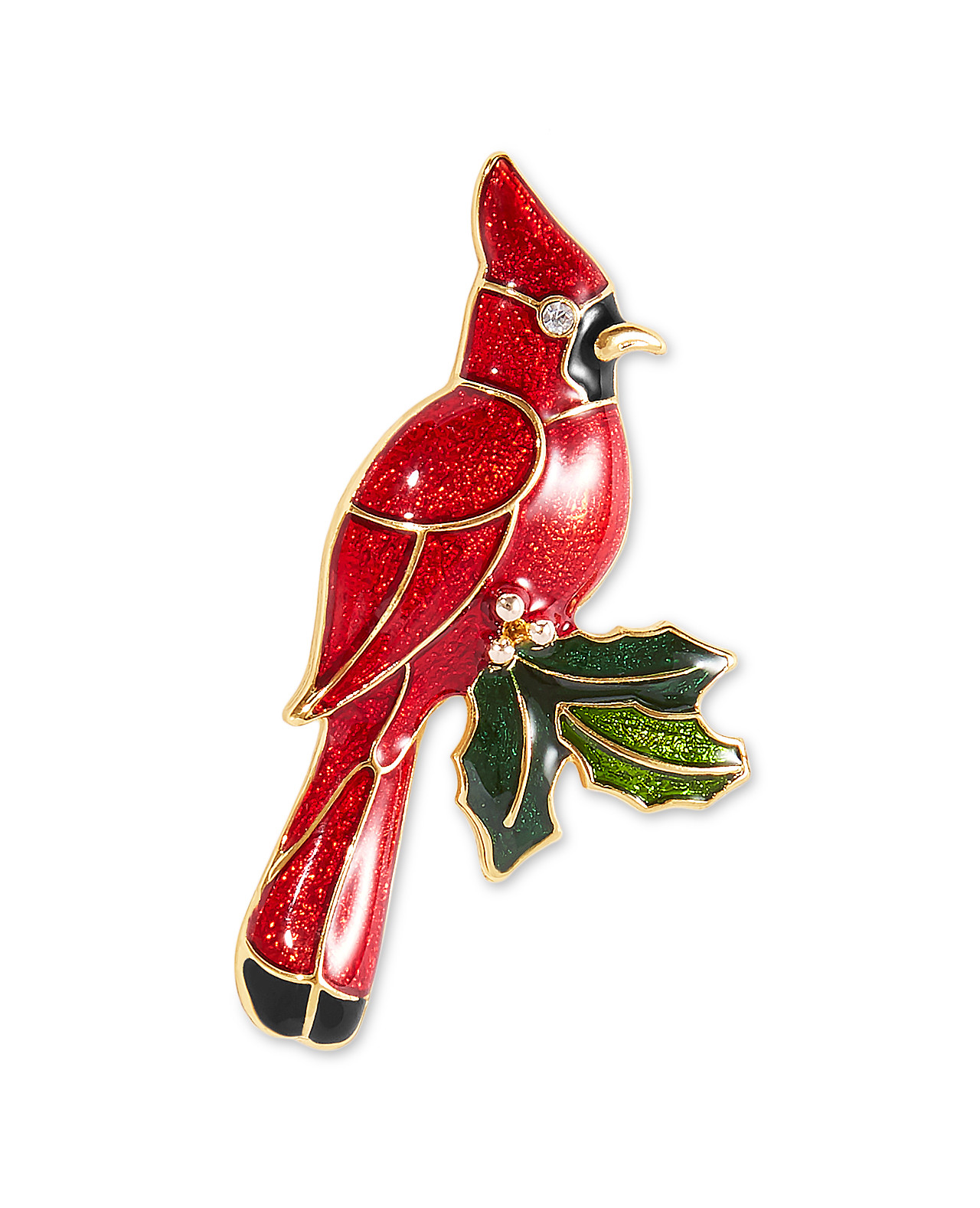 Festive Cardinal Pin