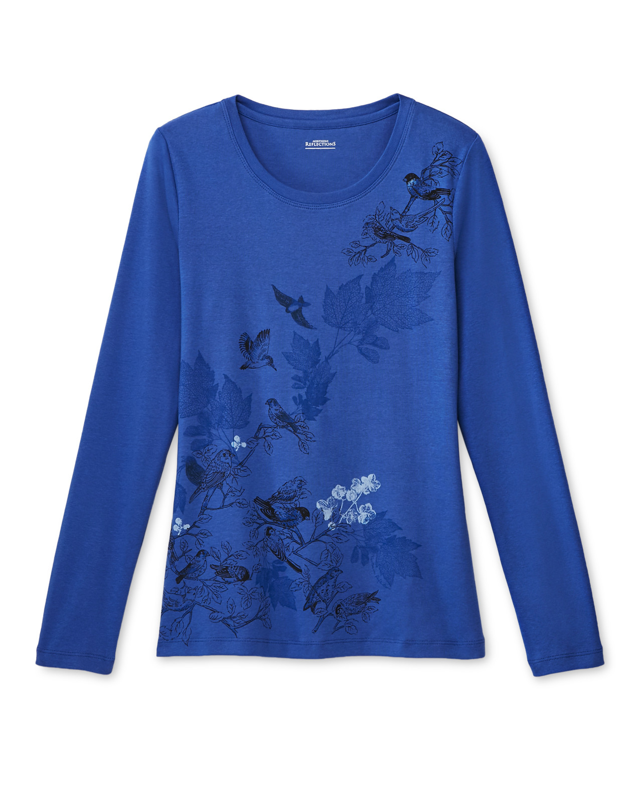 Front View of Everyday Fit Birds In Motion Tee