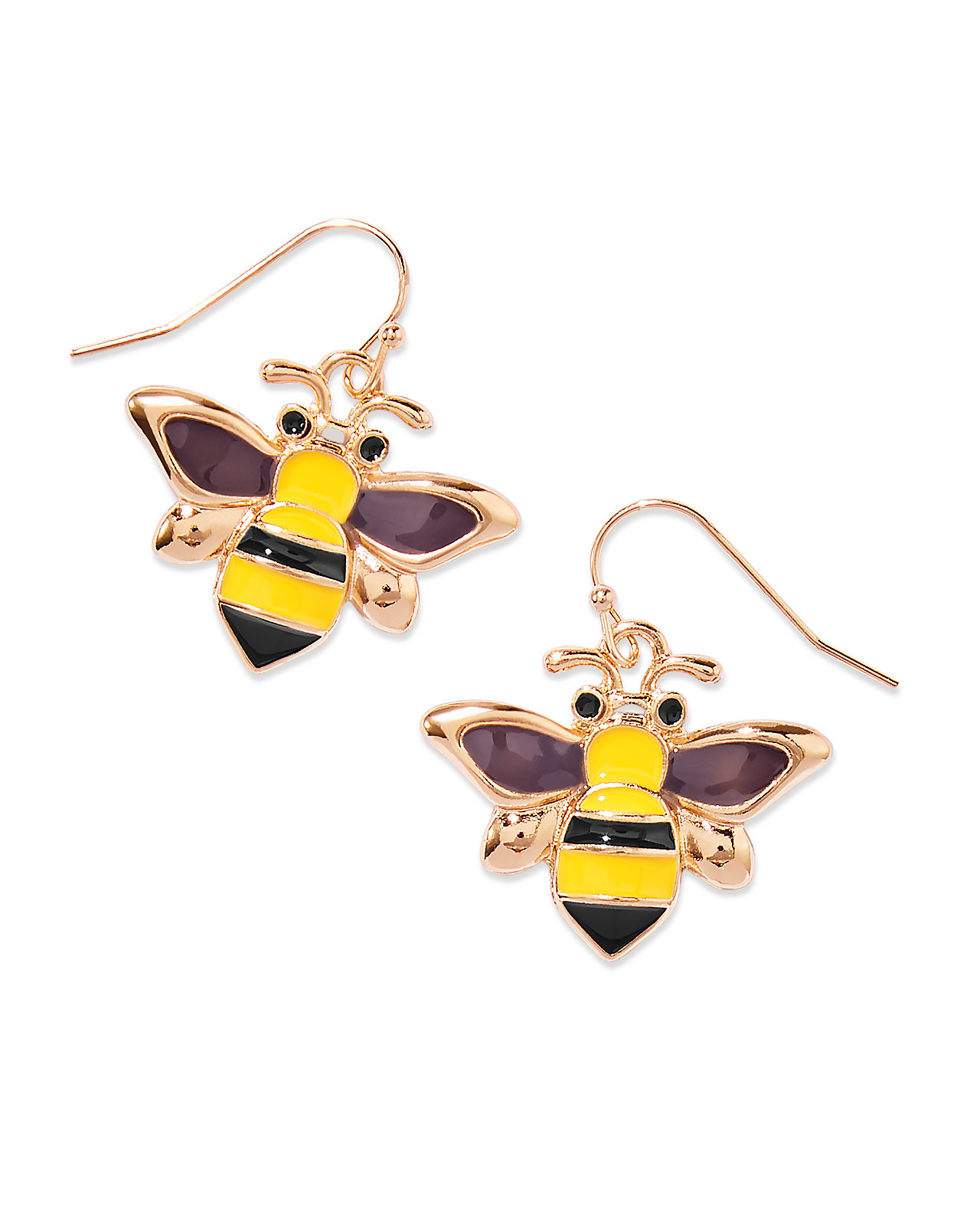 Goldtone Bee Earrings
