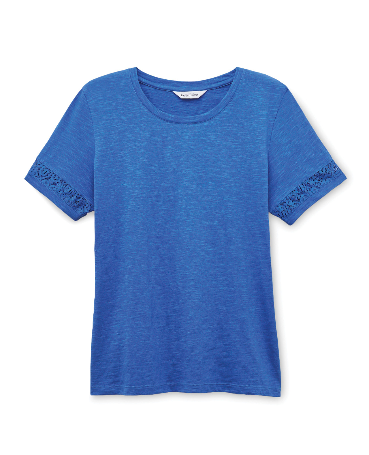 Lace Trim and Sleeve Tee