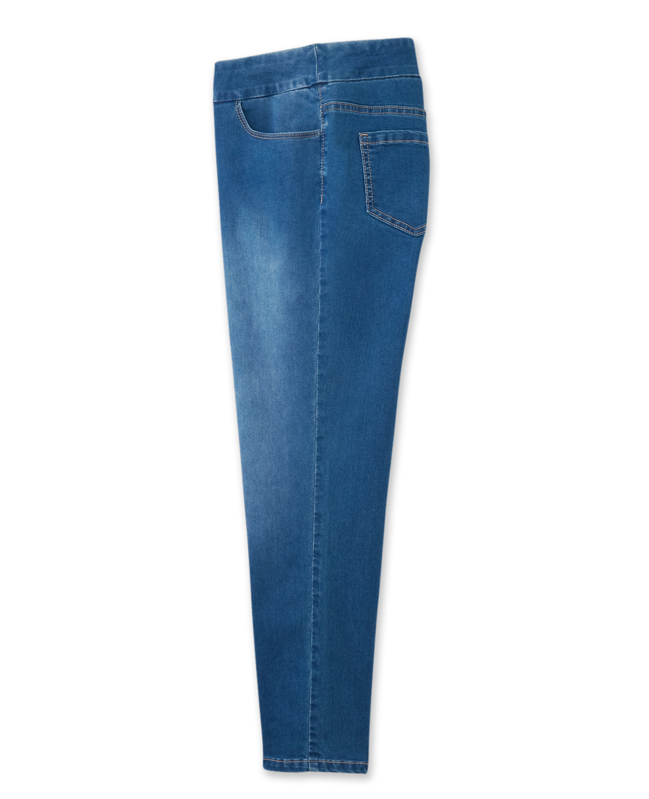 Light Wash Comfort Crop Jean