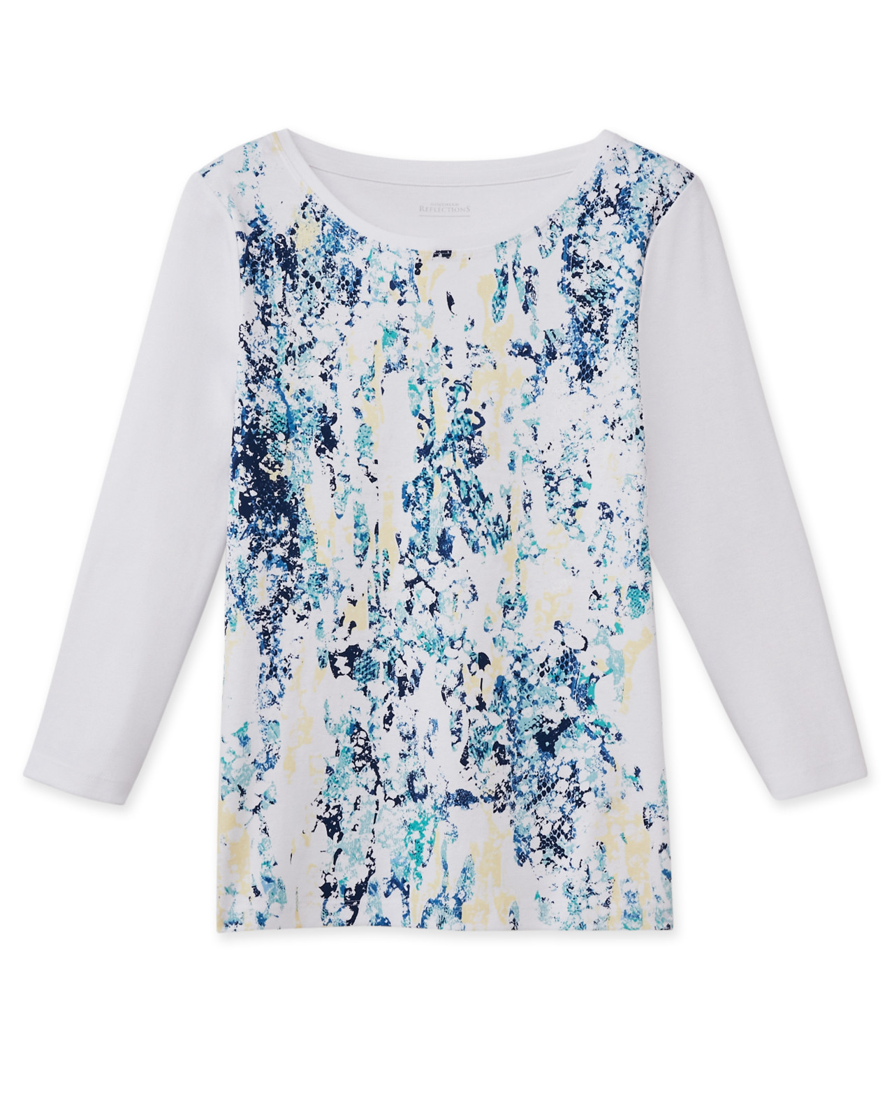 Petite - Three Quarter Sleeve Tee