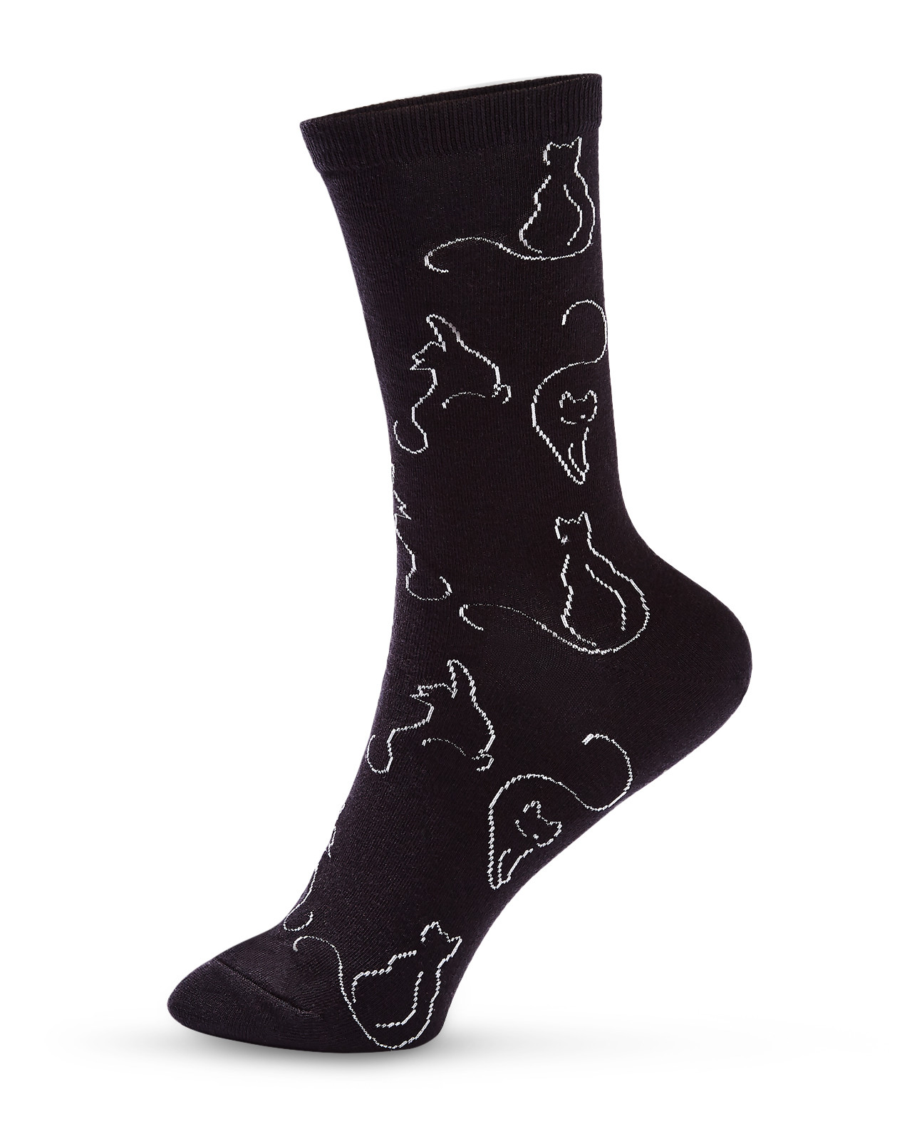 Novelty Cat Crew Socks