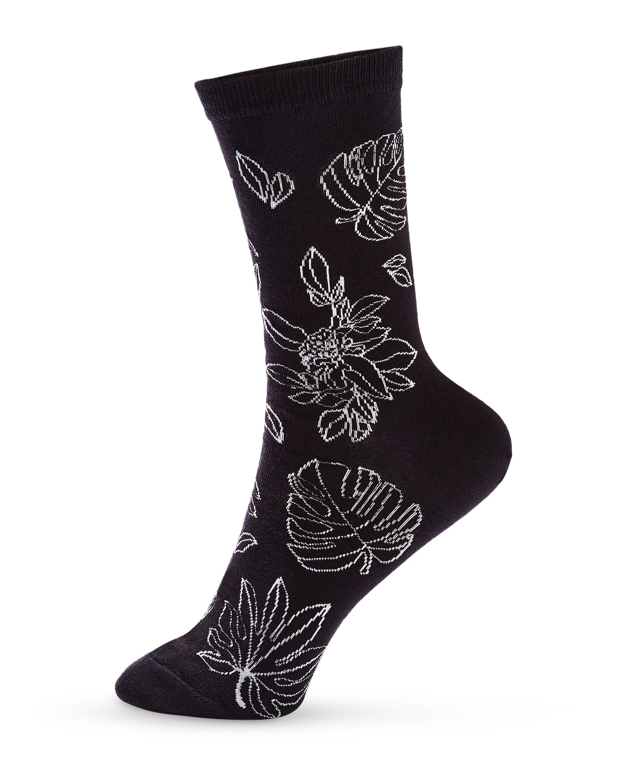 Novelty Palm Leaf Socks