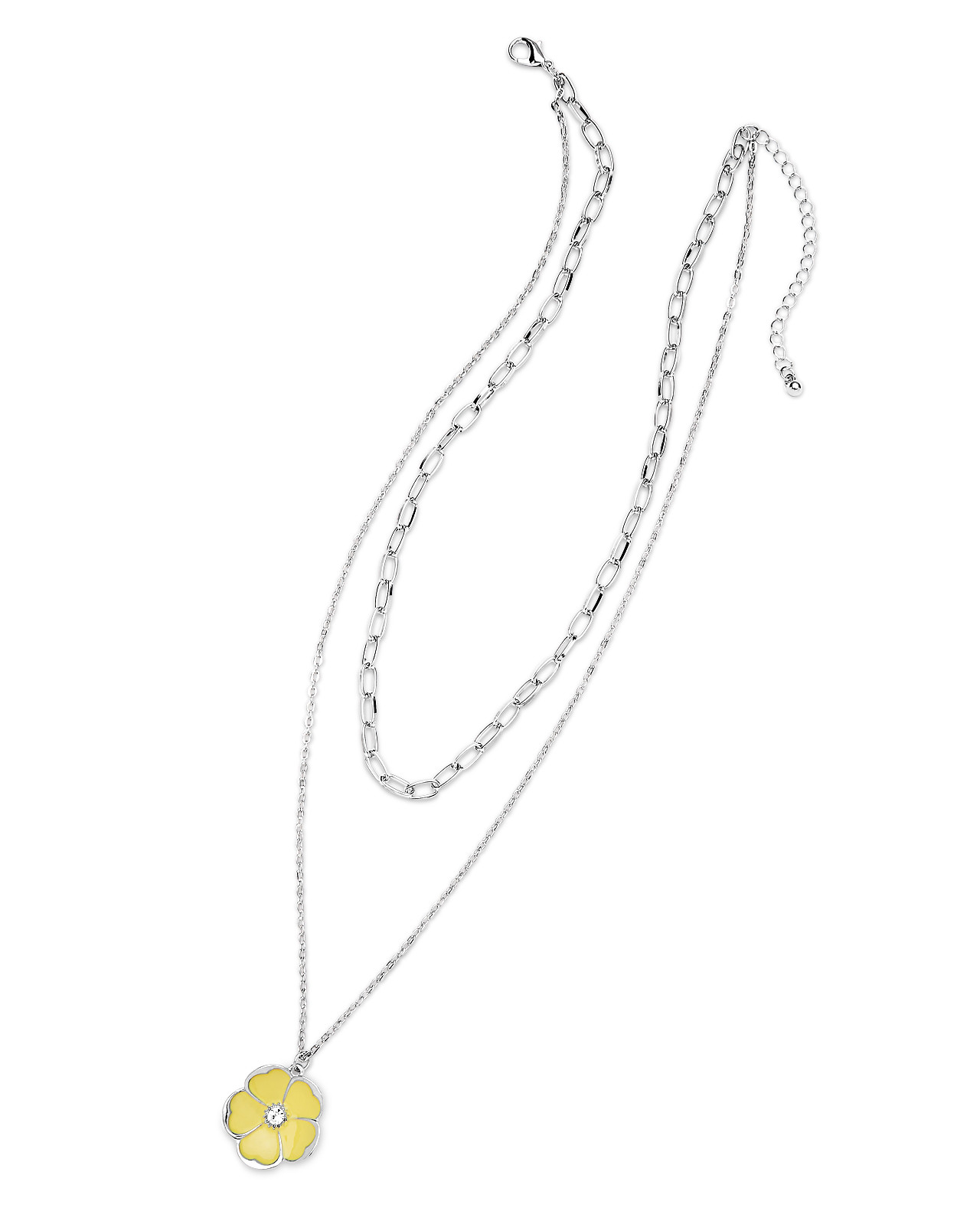 Flower Epoxy Necklace