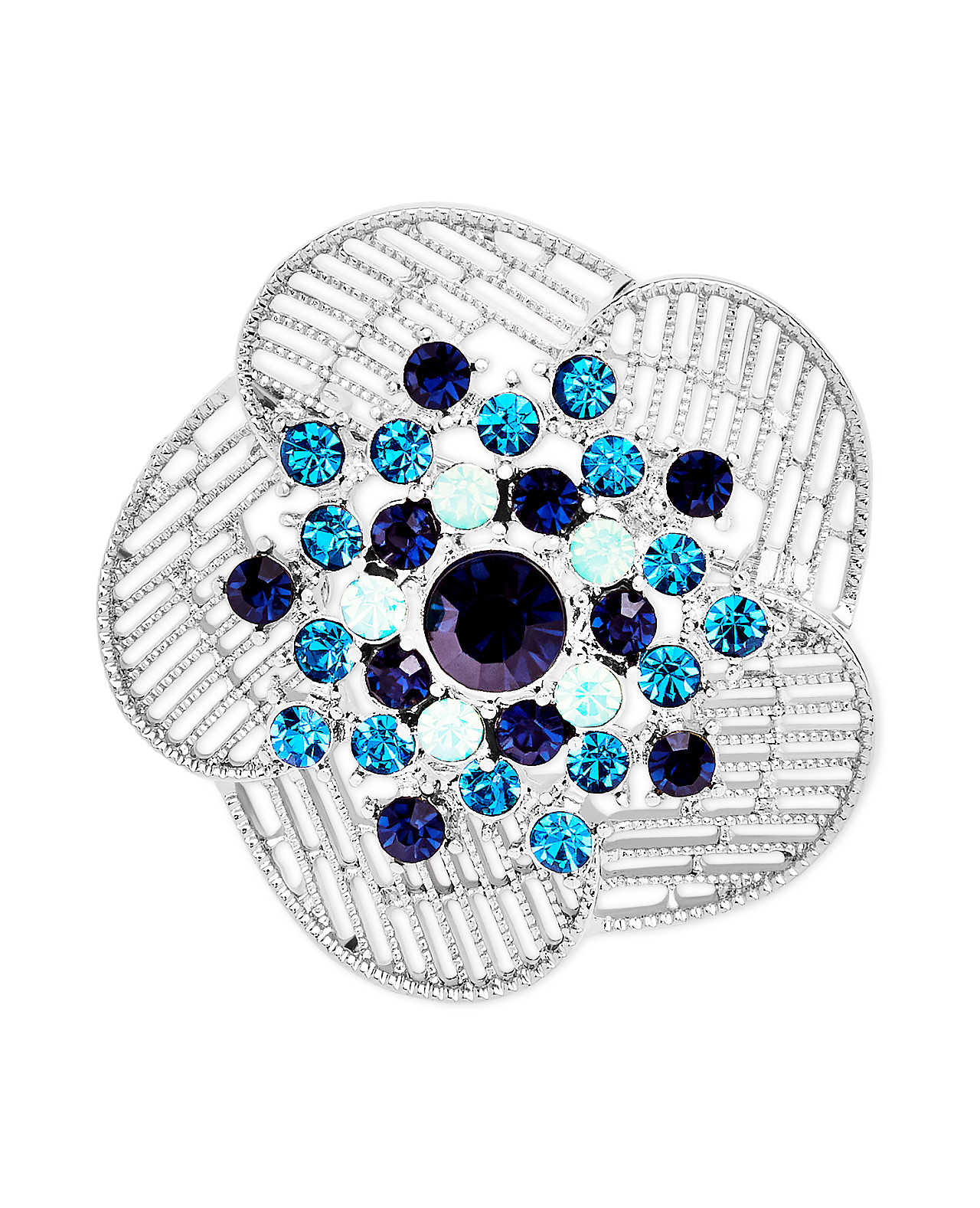 Bedazzled Flower Pin