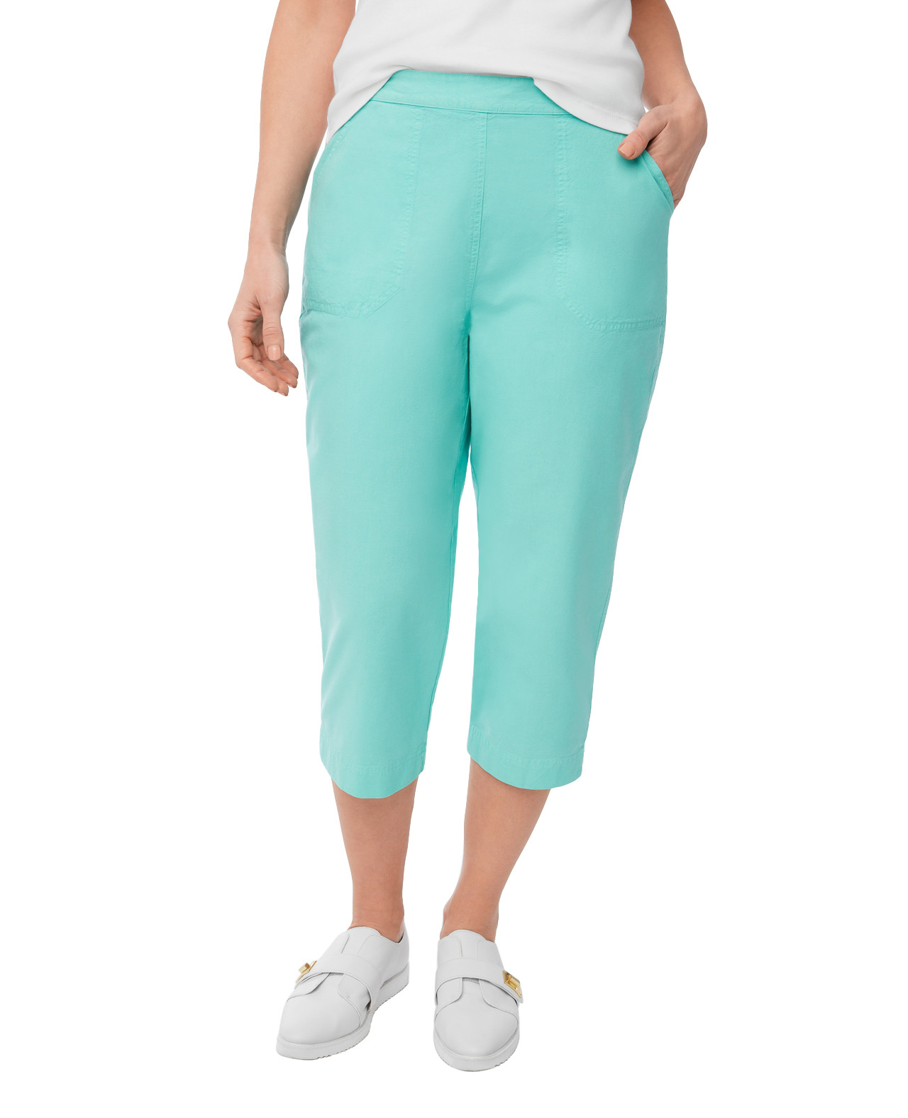 Cotton Garment Dye Villager Capri Pant