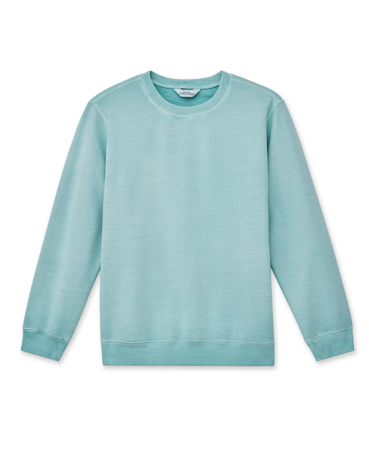 Garment Dye Fleece Crew Neck Popover