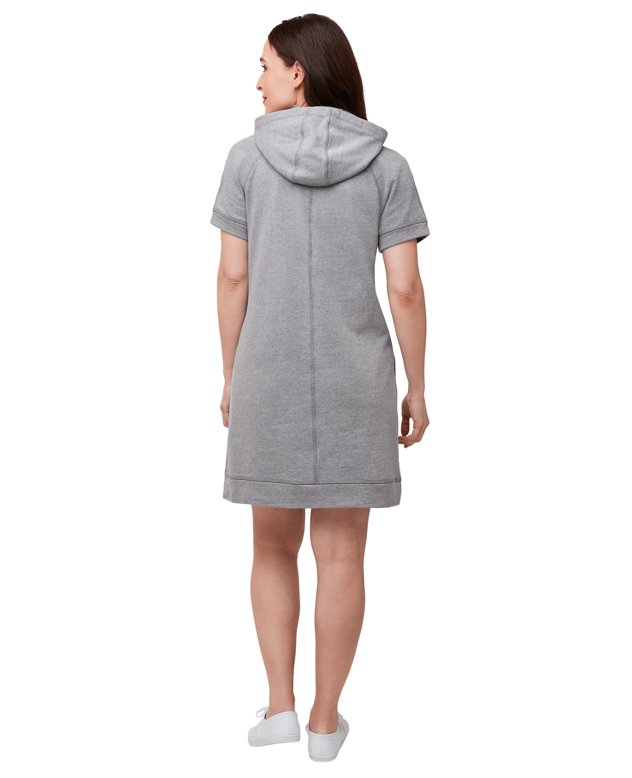 French Terry Hoodie Dress