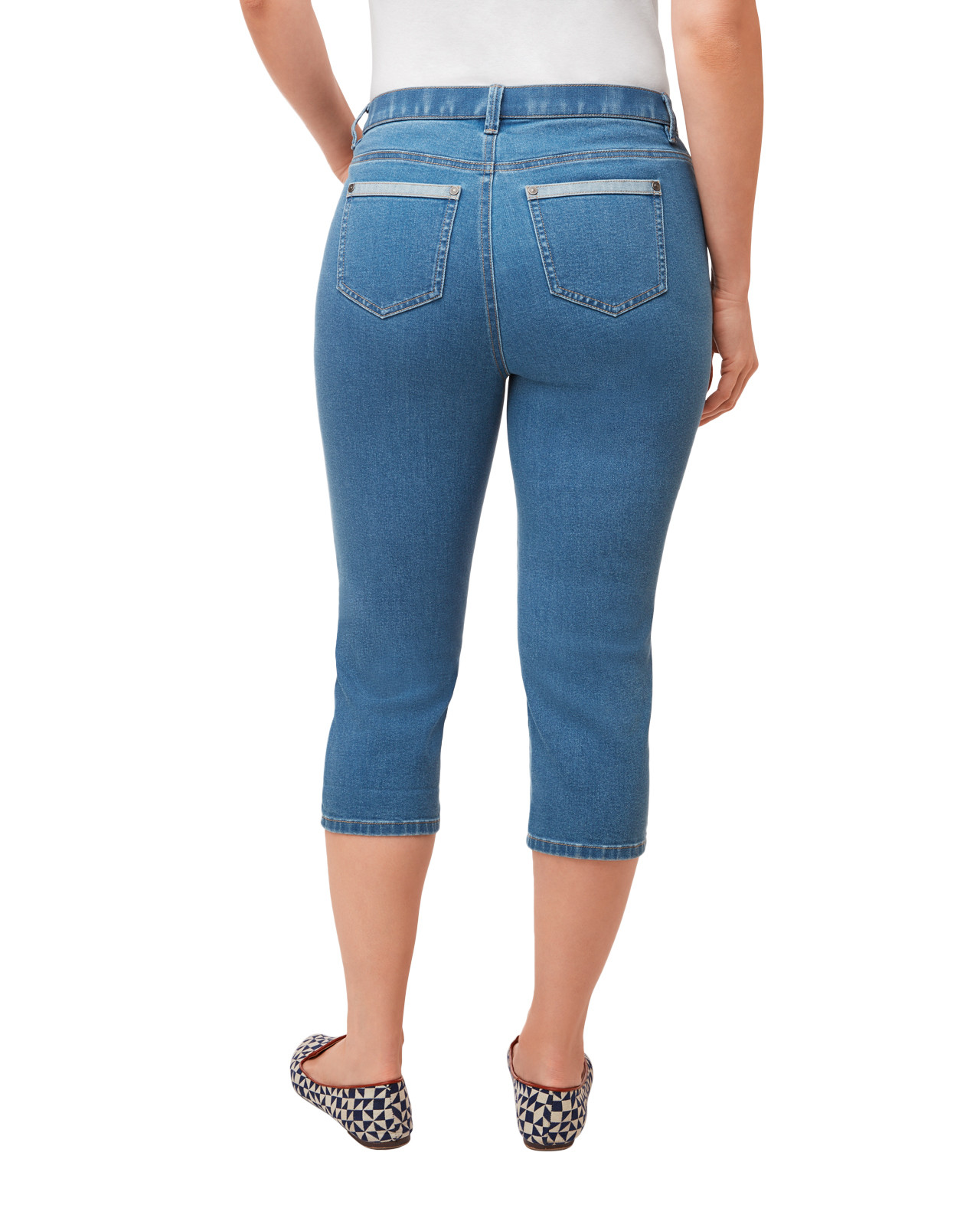 Essential Slim Denim Capri