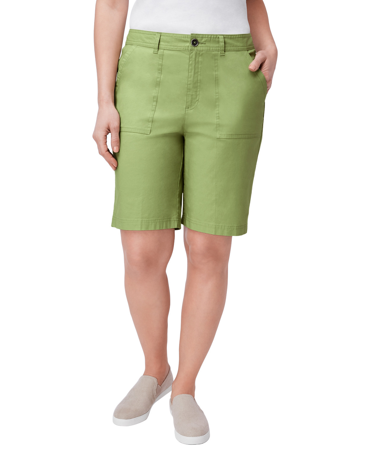 Cargo Stretch Cotton Short Hand In Pocket