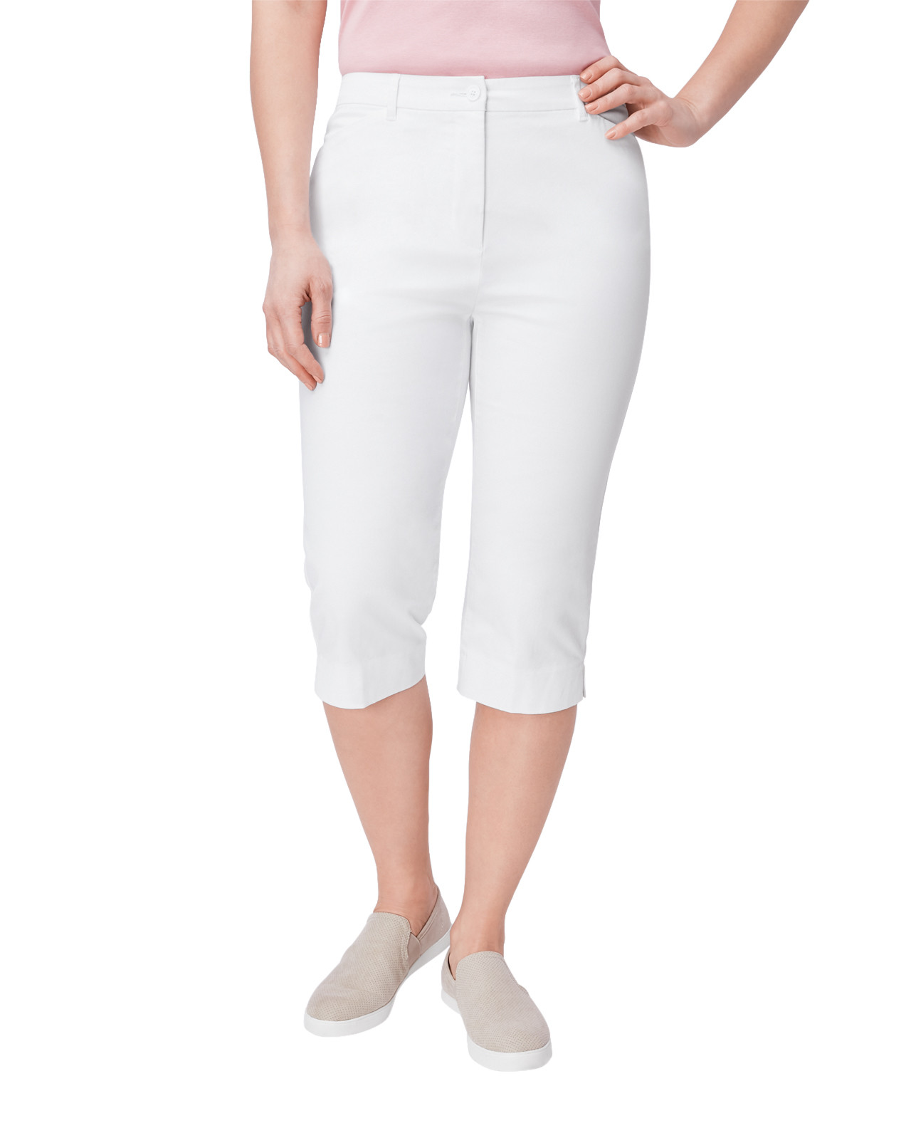 Curvy Essential Chino Capri