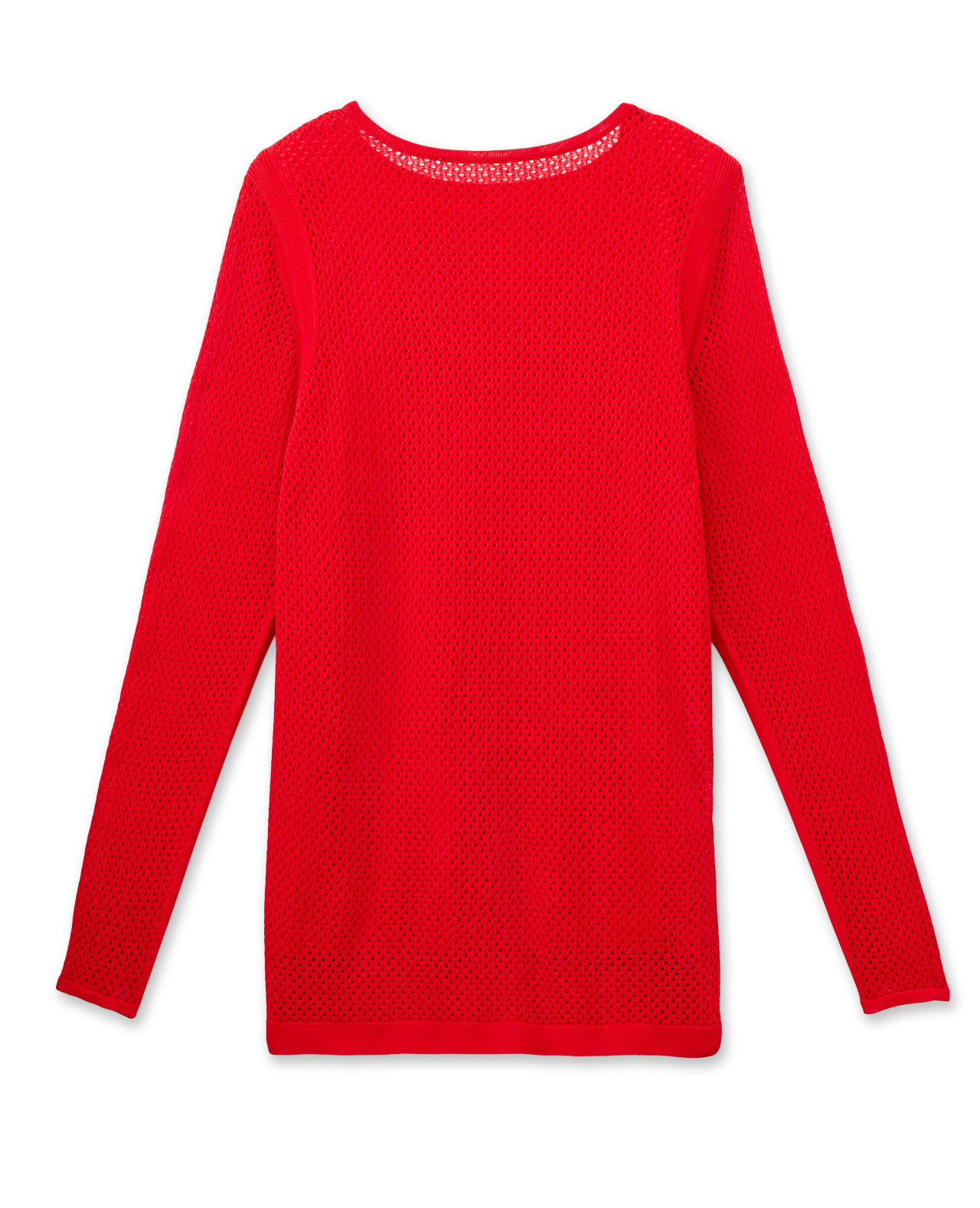 3/4 Sleeve V Neck Novelty Sweater - Red