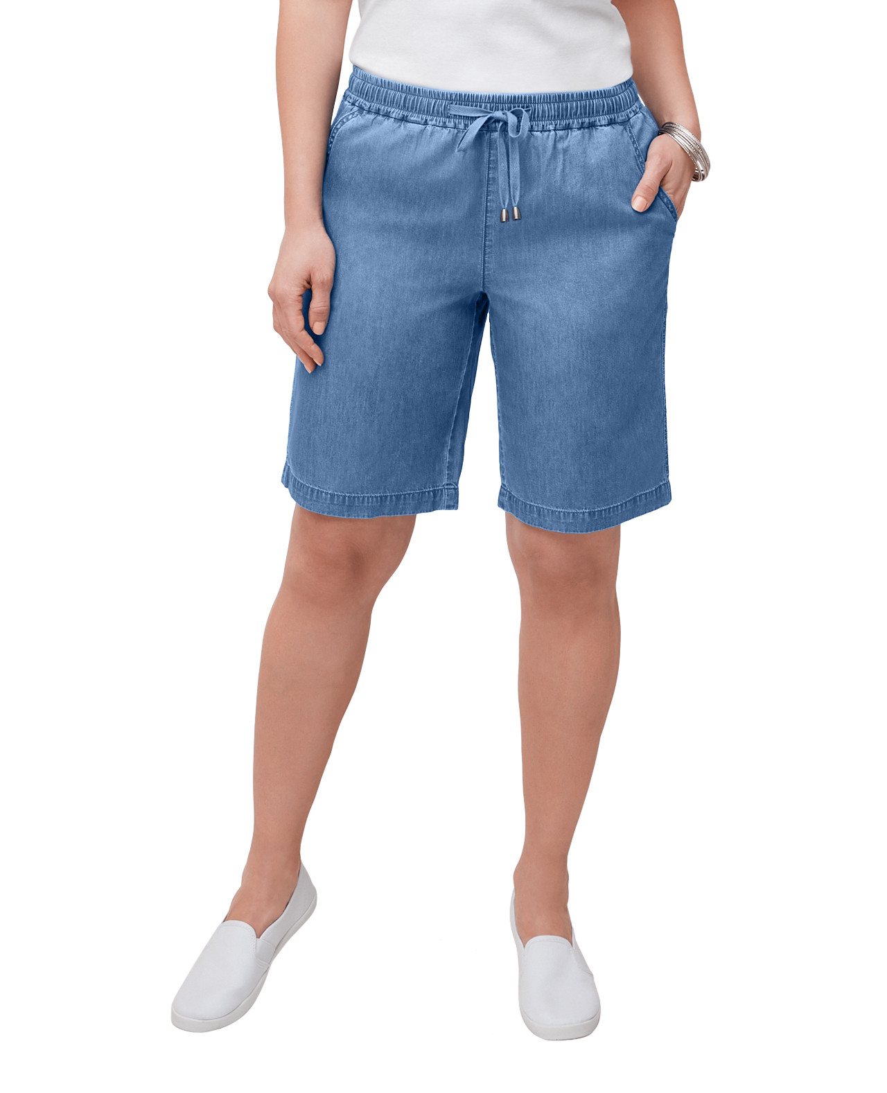 Chambray PullOn Short