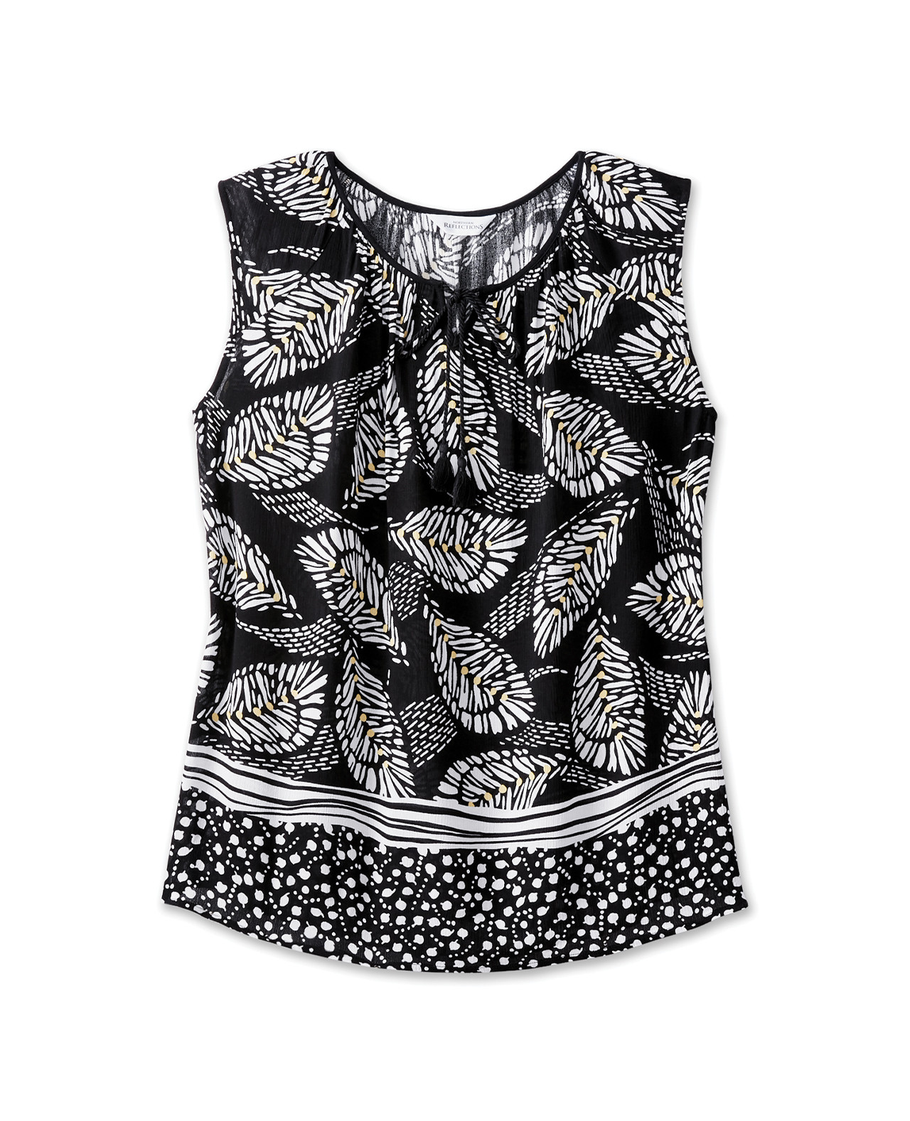 Sleeveless Crinkle Blouse