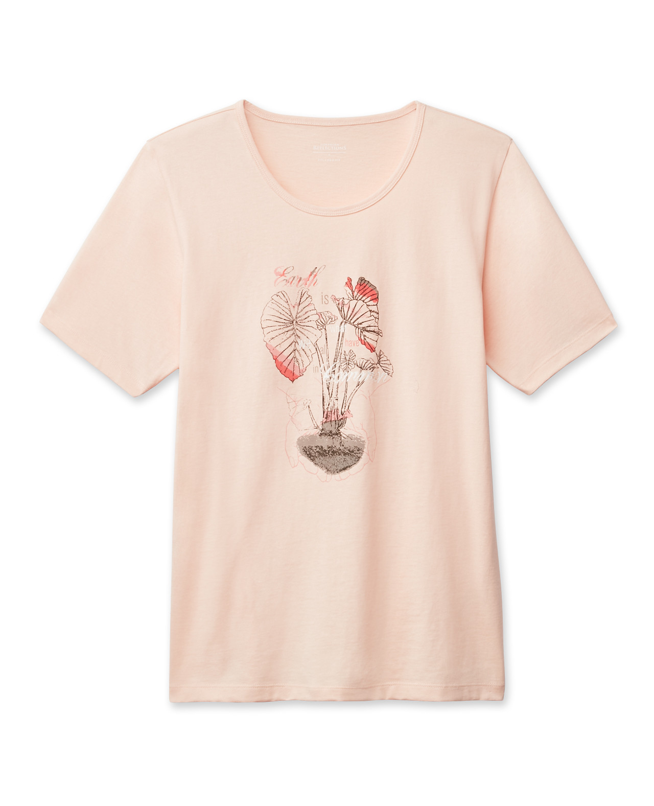 Relaxed Fit Earth Print Tee