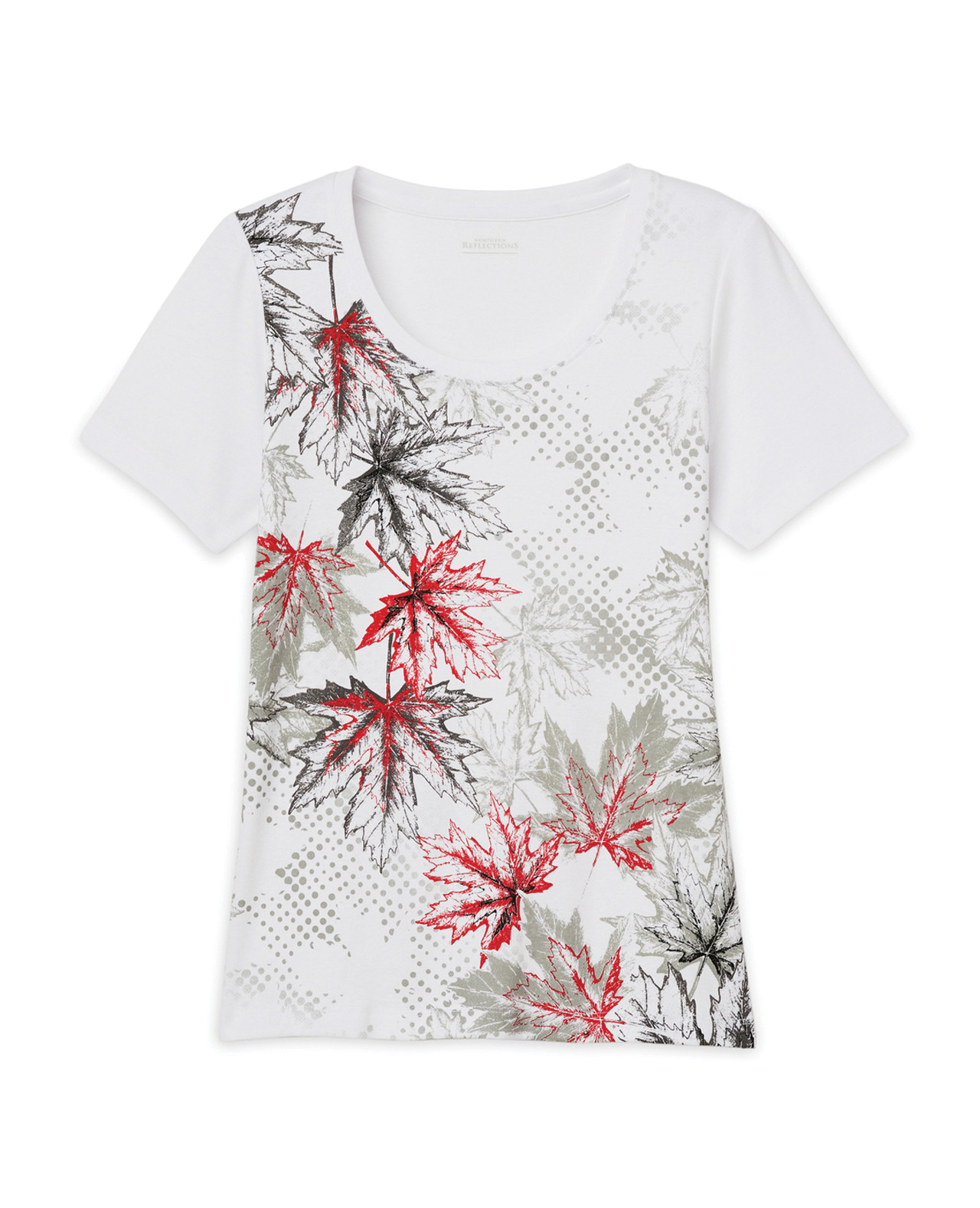 Petite - Dot and Leaf Tee
